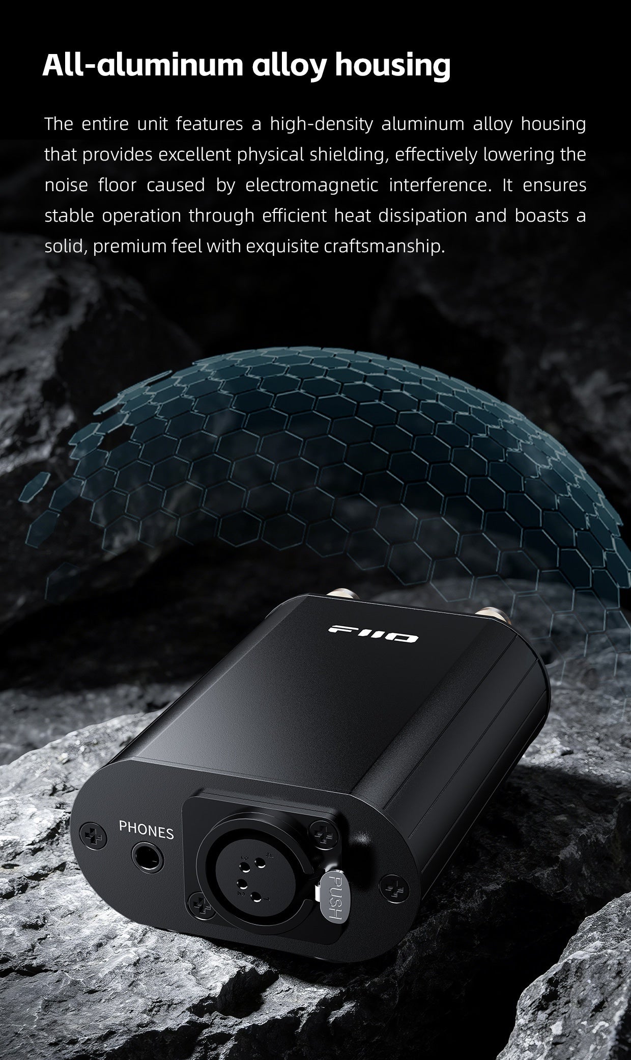 FIIO IMP XLR-4 Power Amplifier Impedance Adapter