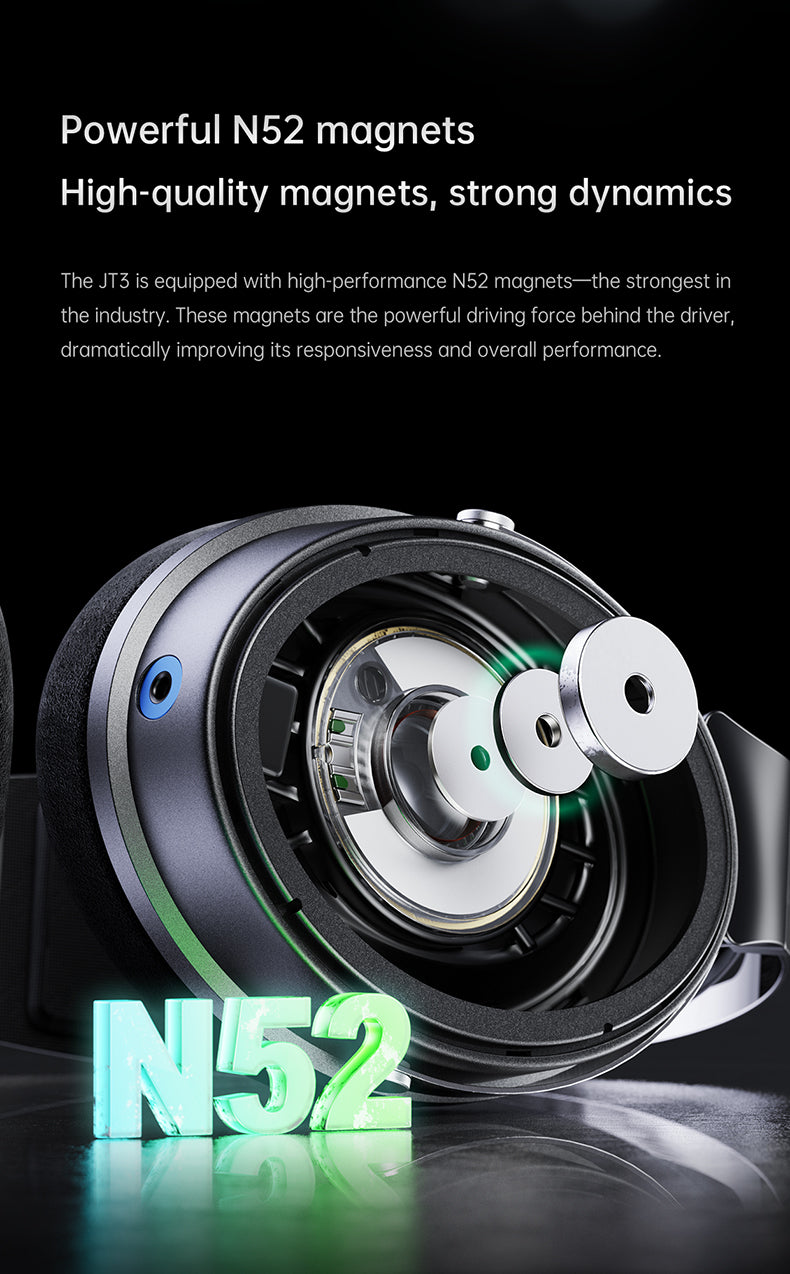 FiiO JadeAudio JT3 50mm Dynamic Driver Headphones