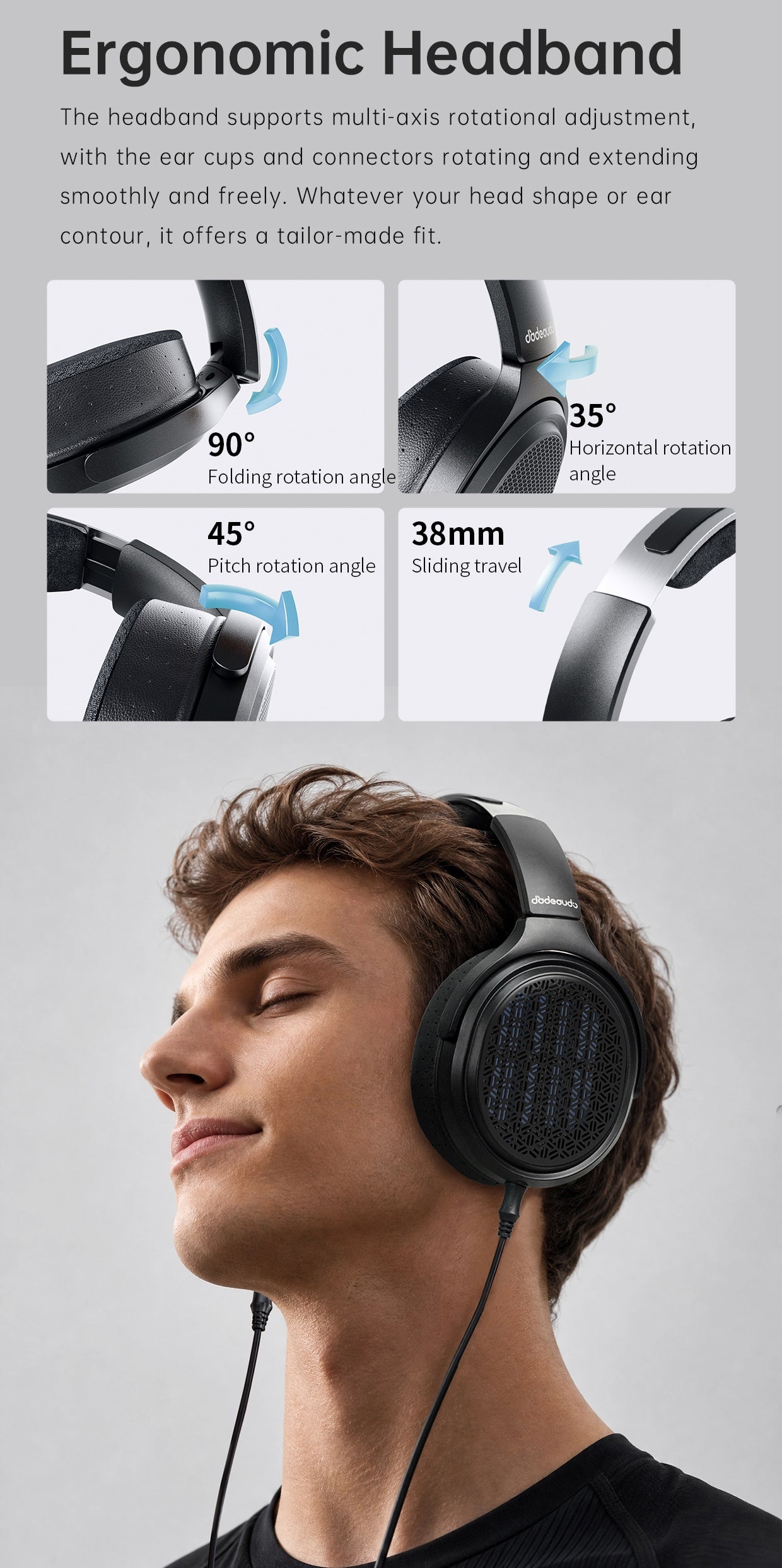 FIIO Jade Audio JT9 Open-Back Planar Headphones