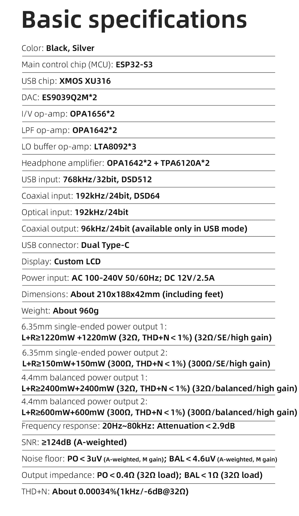 FiiO K13 Desktop DAC/Amp (ESS D/A Chip)