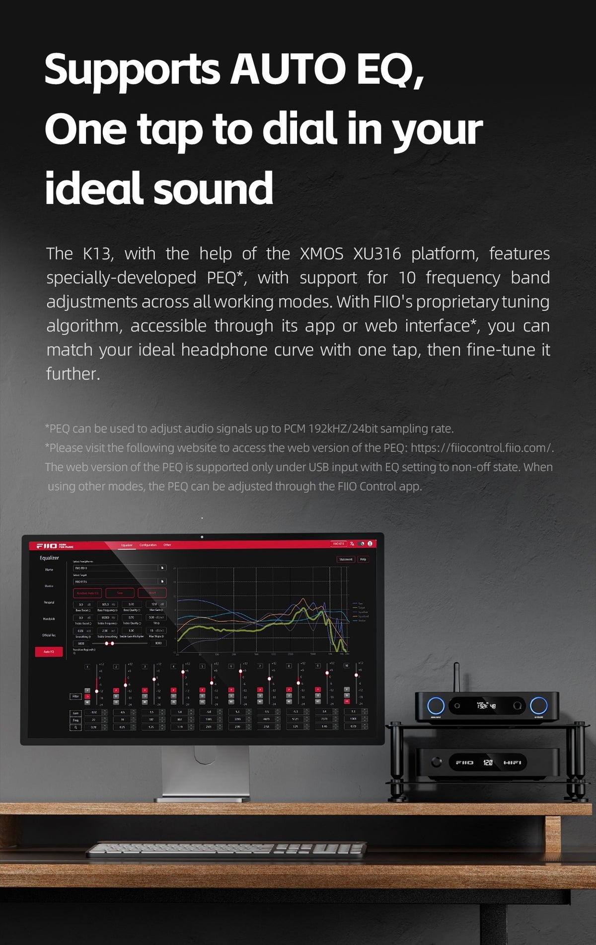 FiiO K13 Desktop DAC/Amp (ESS D/A Chip)