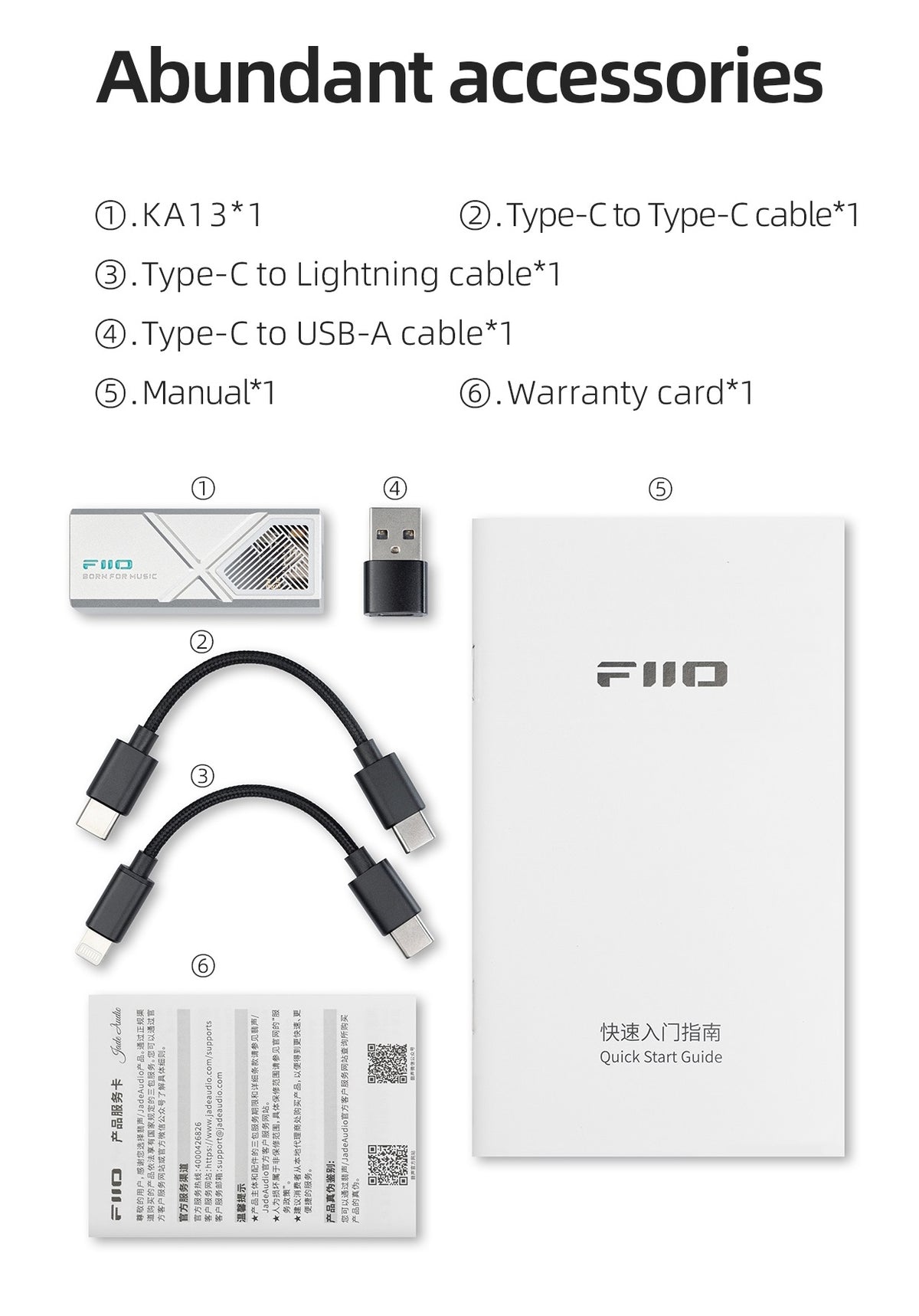 FiiO KA13 Dongle DAC/Headphone Amplifier