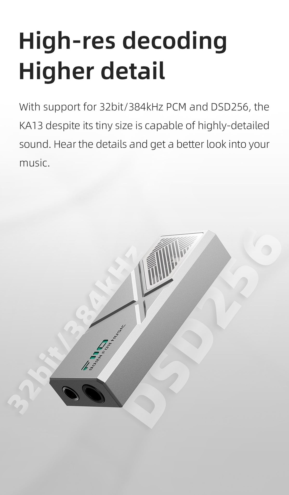 FiiO KA13 Dongle DAC/Headphone Amplifier