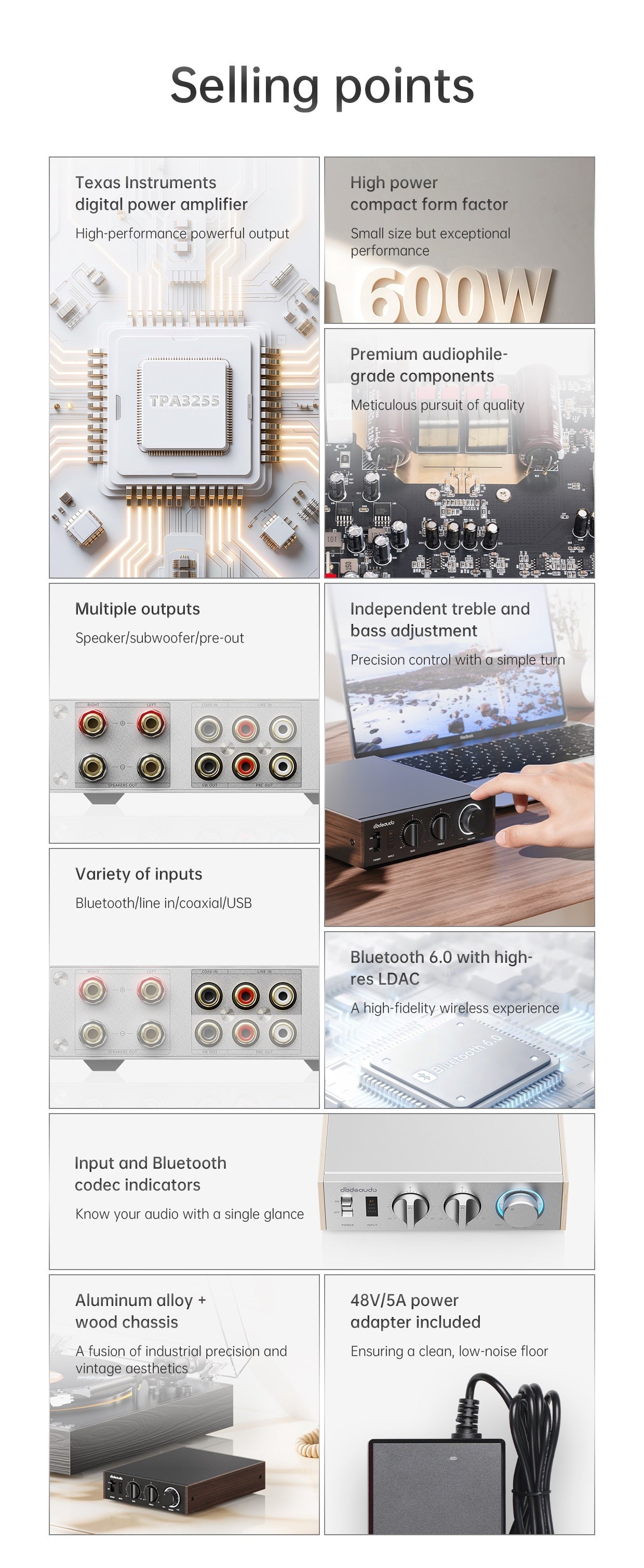 FiiO Jade Audio LEVEL 1 Power Amplifier