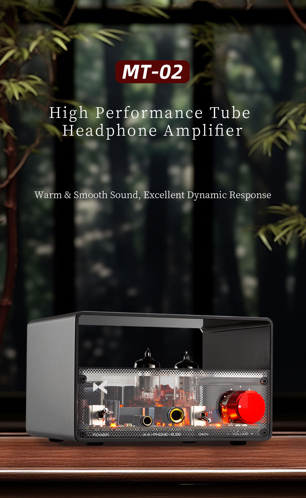 xDuoo MT-02 Hybrid Tube Headphone Amplifier