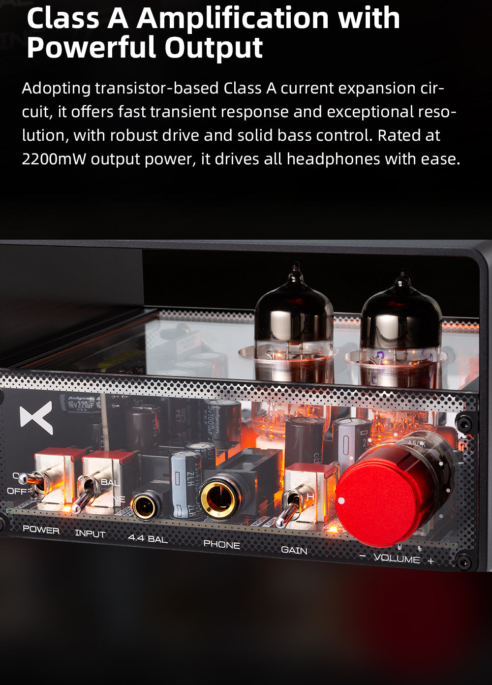 xDuoo MT-04 Balanced Tube Headphone Amplifier