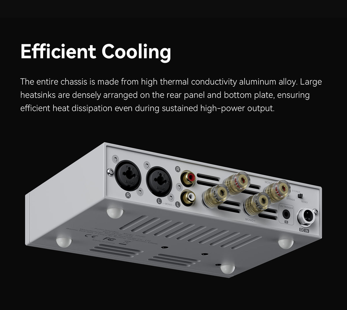 TOPPING Mini 500 Fully-Balanced Desktop Power Amplifier