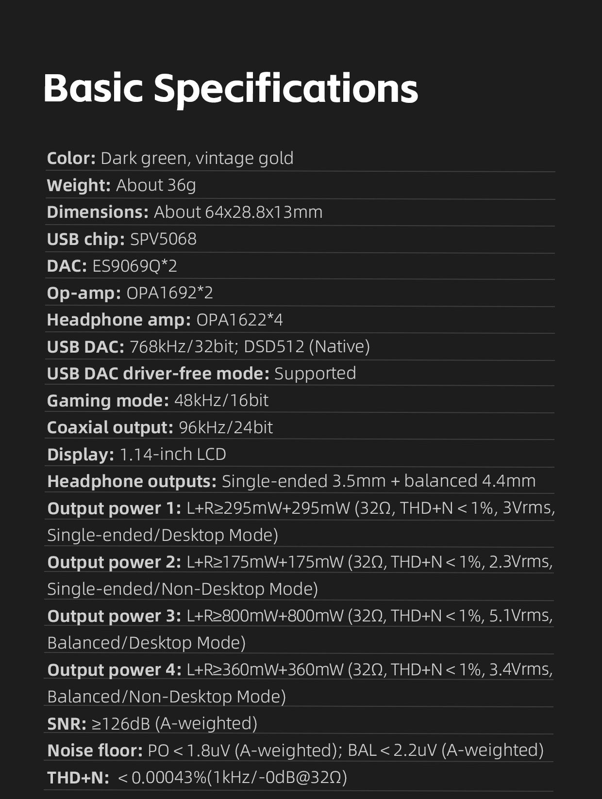 FIIO QX11 Portable DAC/Amp