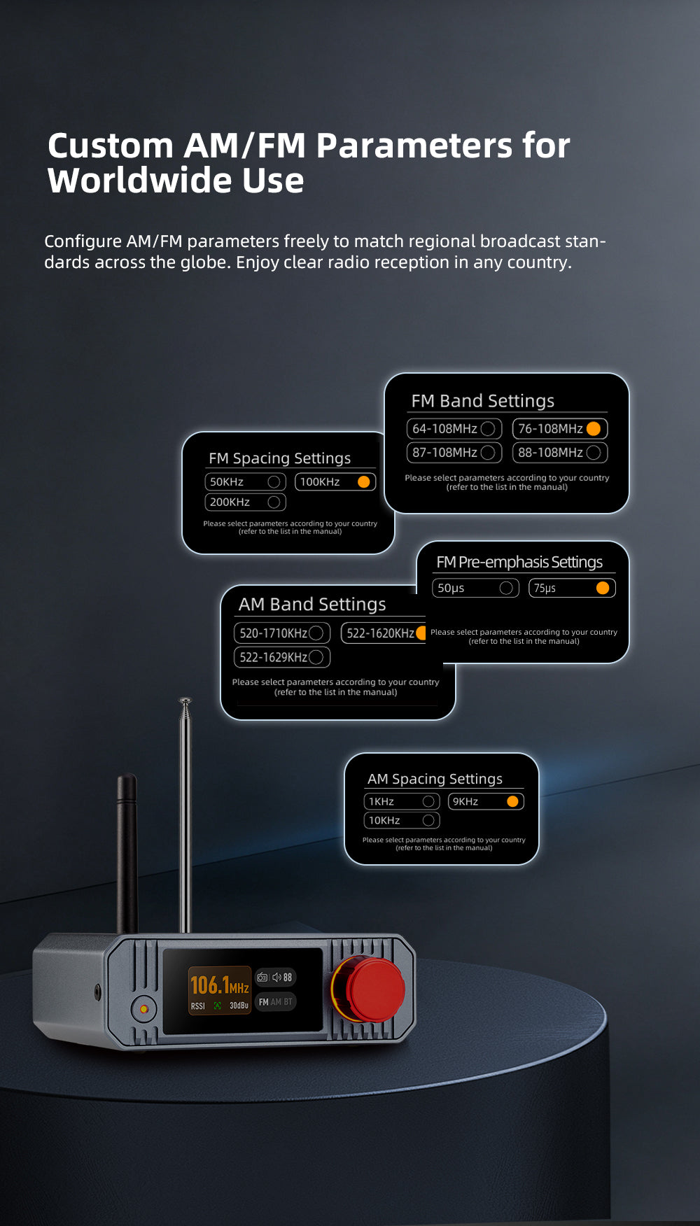 xDuoo XQ-60 Bluetooth & Radio Decoder