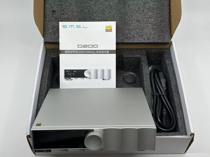 SMSL D200 HiFi Audio Decoder with MQA Decoding and External Clock Inpu