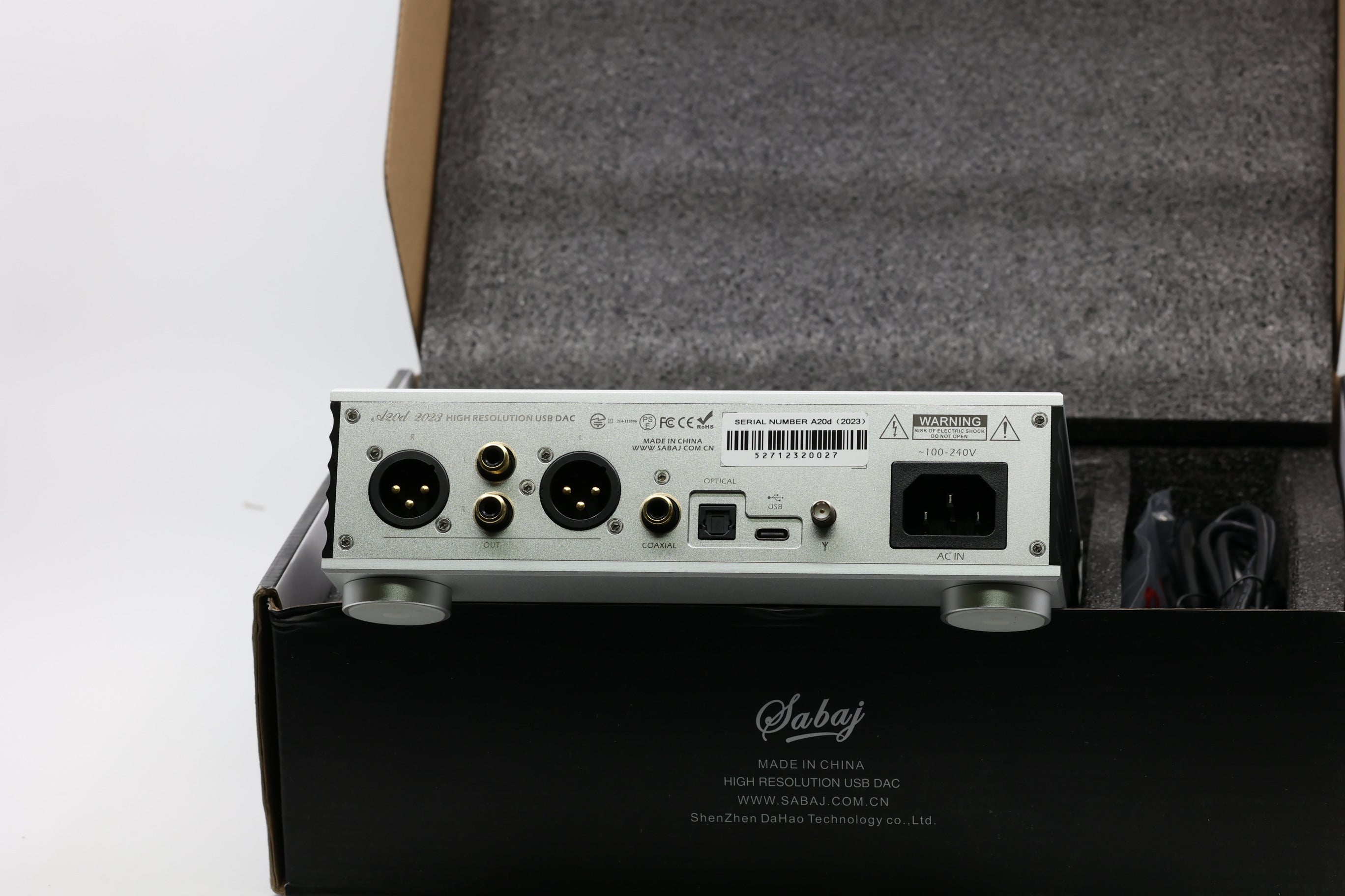 Apos Audio Addsoap Headphone DAC/Amp SABAJ A20d 2023 Version AK4499EX + AK4191EQ Decoding & Headphone Amplifier