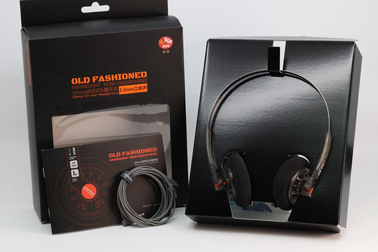 Apos Audio Addsoap Headphone Moondrop Old Fashioned 40mm On-Ear Open-Back Headphone