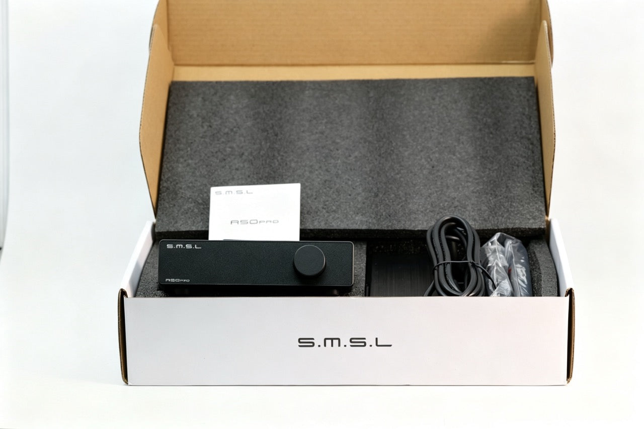 Apos Audio Addsoap Speaker Amp S.M.S.L A50 PRO HiFi Power Amplifier 2.1-Channel Bluetooth USB Optical HDMI AUX