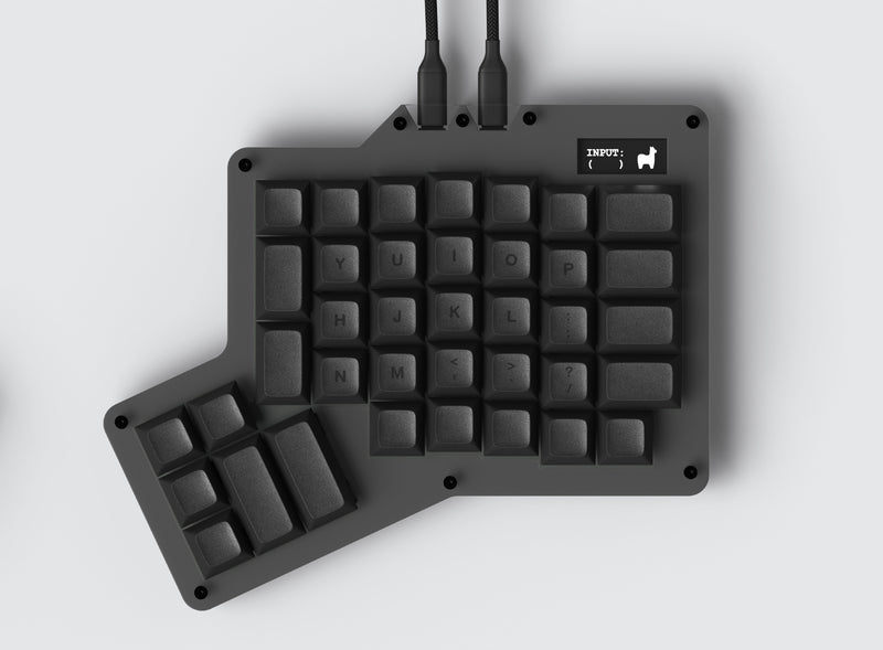 Apos Audio Alpaca Keyboards Mechanical Keyboards ErgoDox 76 "Hot Dox" V2 Mechanical Keyboard