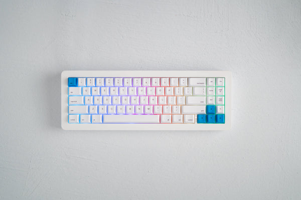 Apos Audio Alpaca Keyboards Mechanical Keyboards WhiteFox Eclipse Mechanical Keyboard with Aluminum High Profile Case