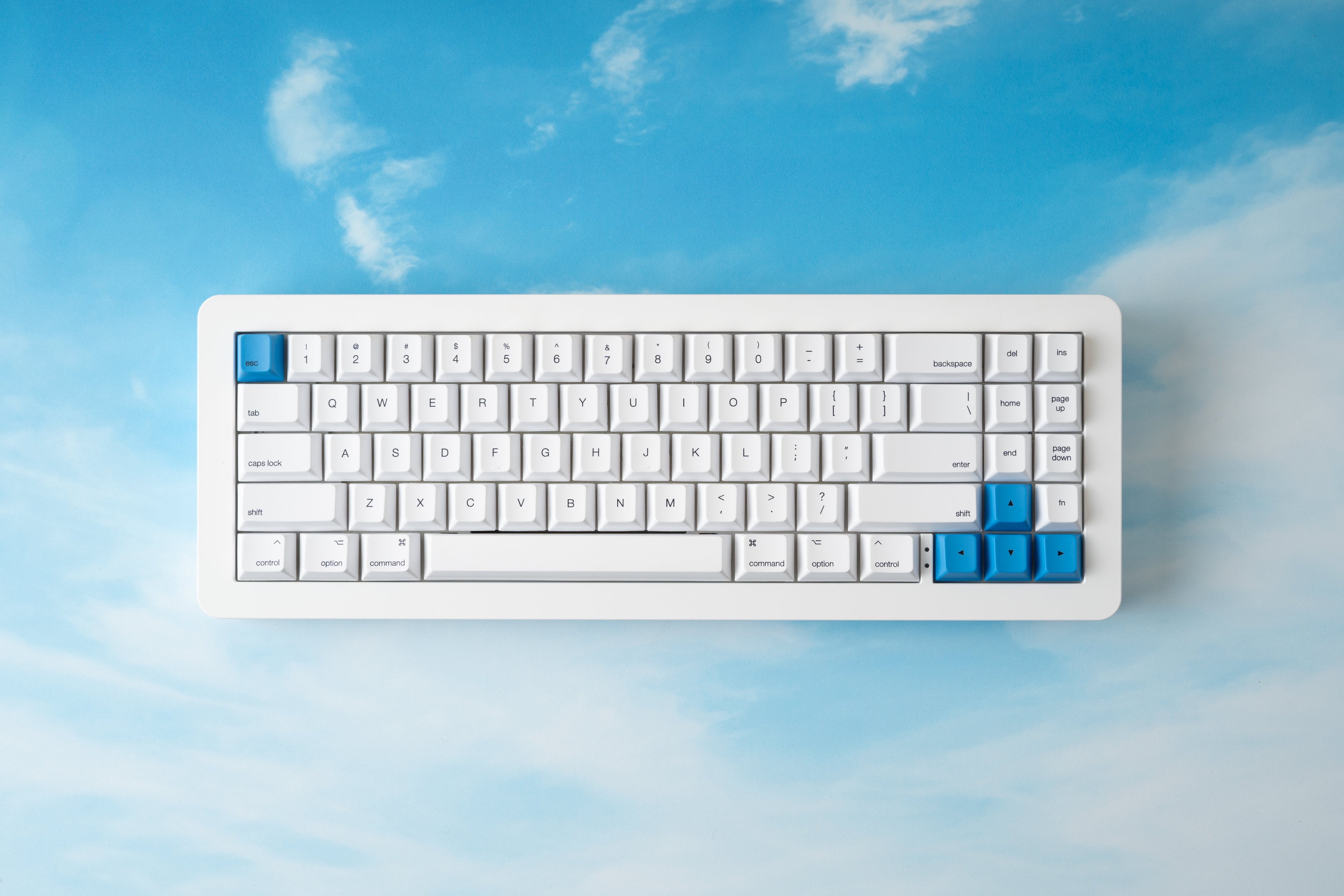 Apos Audio Alpaca Keyboards Mechanical Keyboards WhiteFox Eclipse Mechanical Keyboard with Aluminum High Profile Case