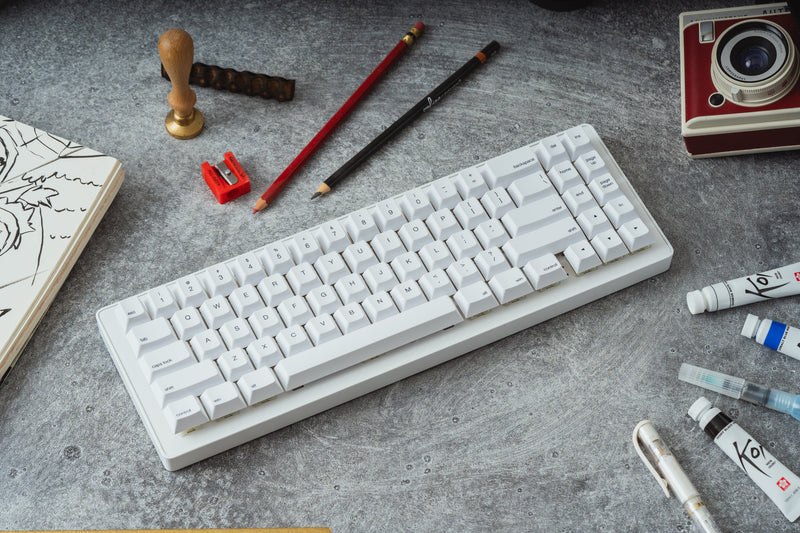 Apos Audio Alpaca Keyboards Mechanical Keyboards WhiteFox Eclipse Mechanical Keyboard with Aluminum Low Profile Case