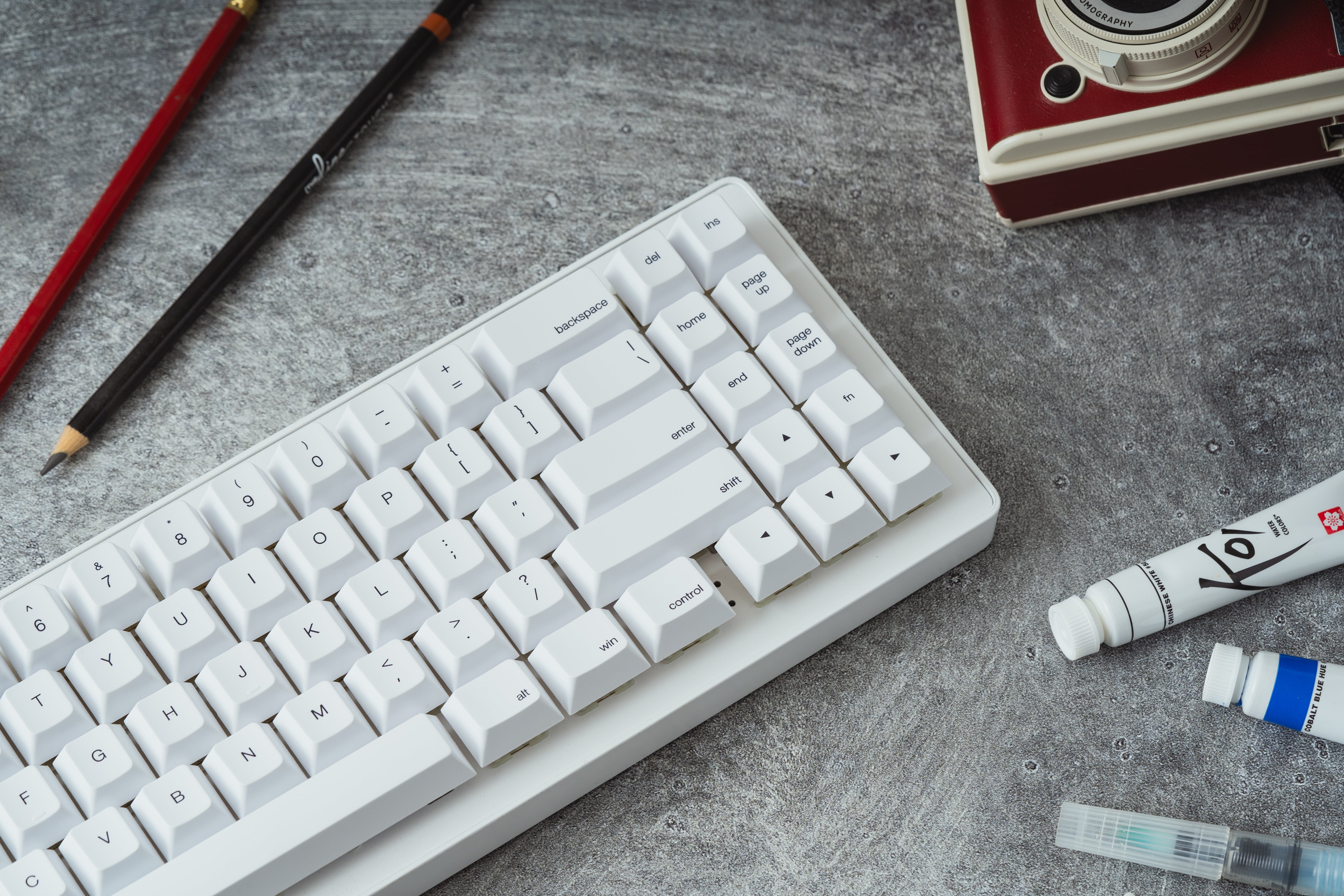 WhiteFox Eclipse Mechanical Keyboard with Aluminum Low Profile Case
