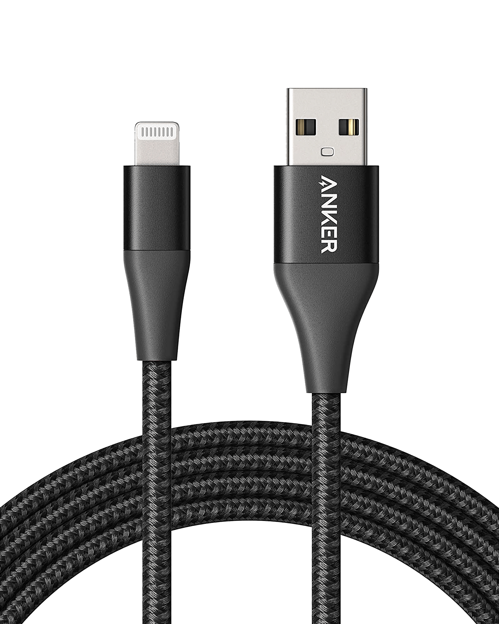 Apos Audio Anker Accessory Anker 551 USB-A to Lightning Cable (3 ft / 6 ft / 10 ft) Black / 6ft