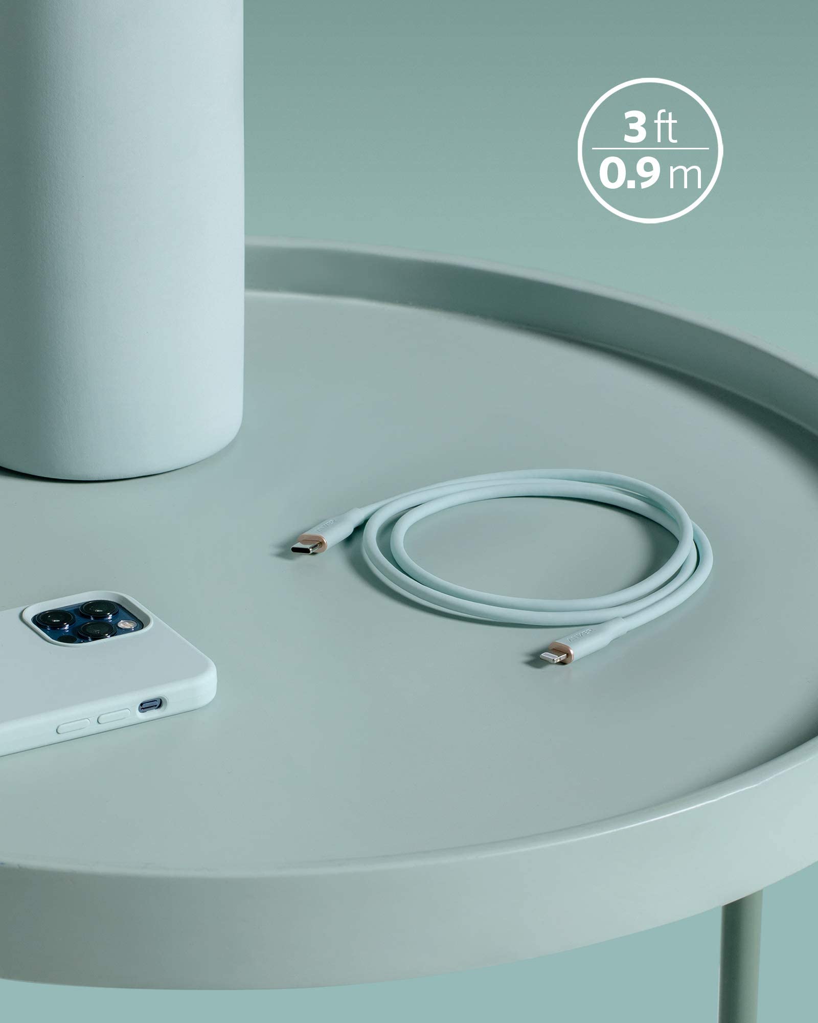 Apos Audio Anker Accessory Anker 641 USB-C to Lightning Cable (Flow, Silicone)