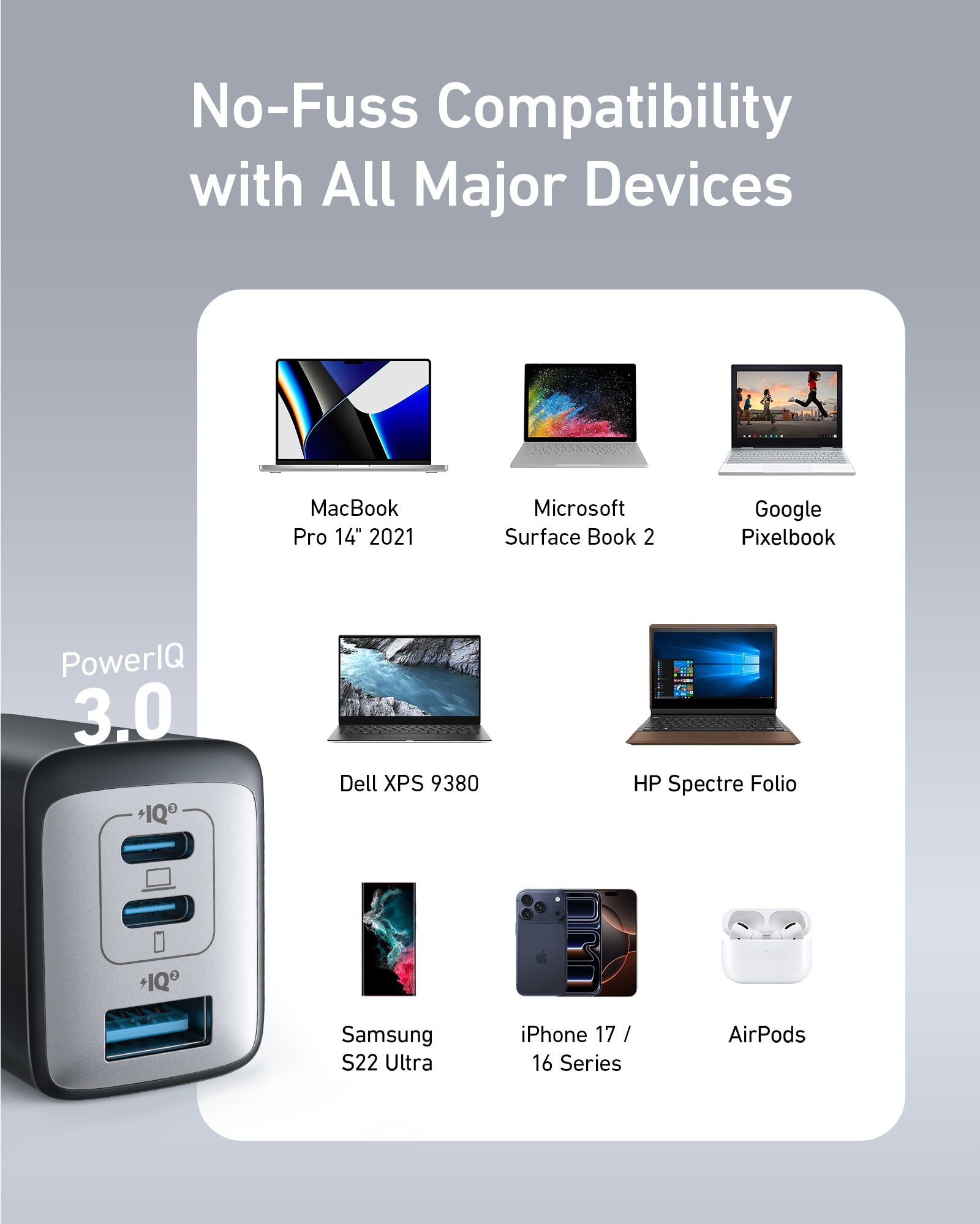 Apos Audio Anker Accessory Anker 735 Charger (Nano II 65W) Black