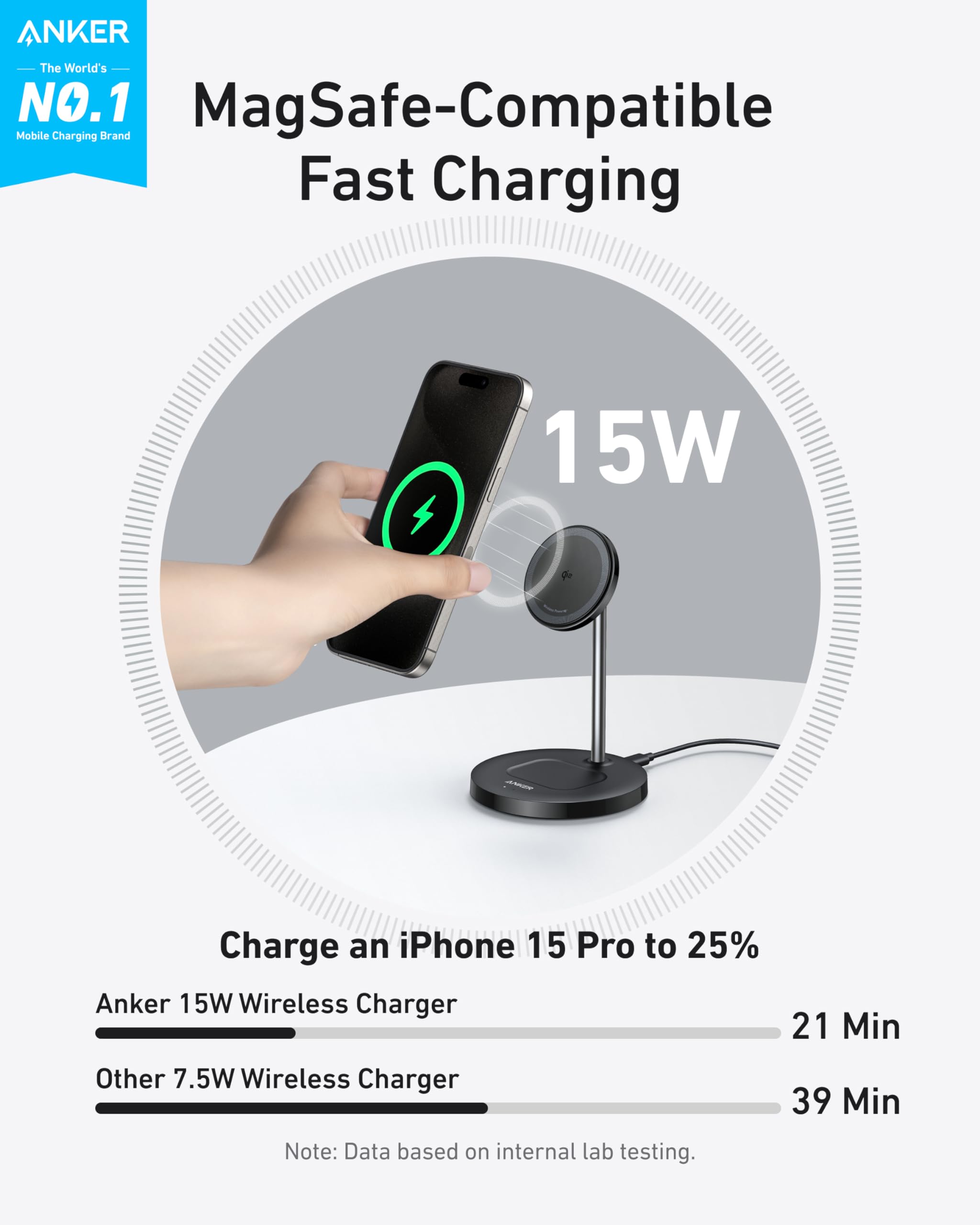 Apos Audio Anker Accessory Anker MagGo Wireless Charger (2-in-1 Stand) BOA