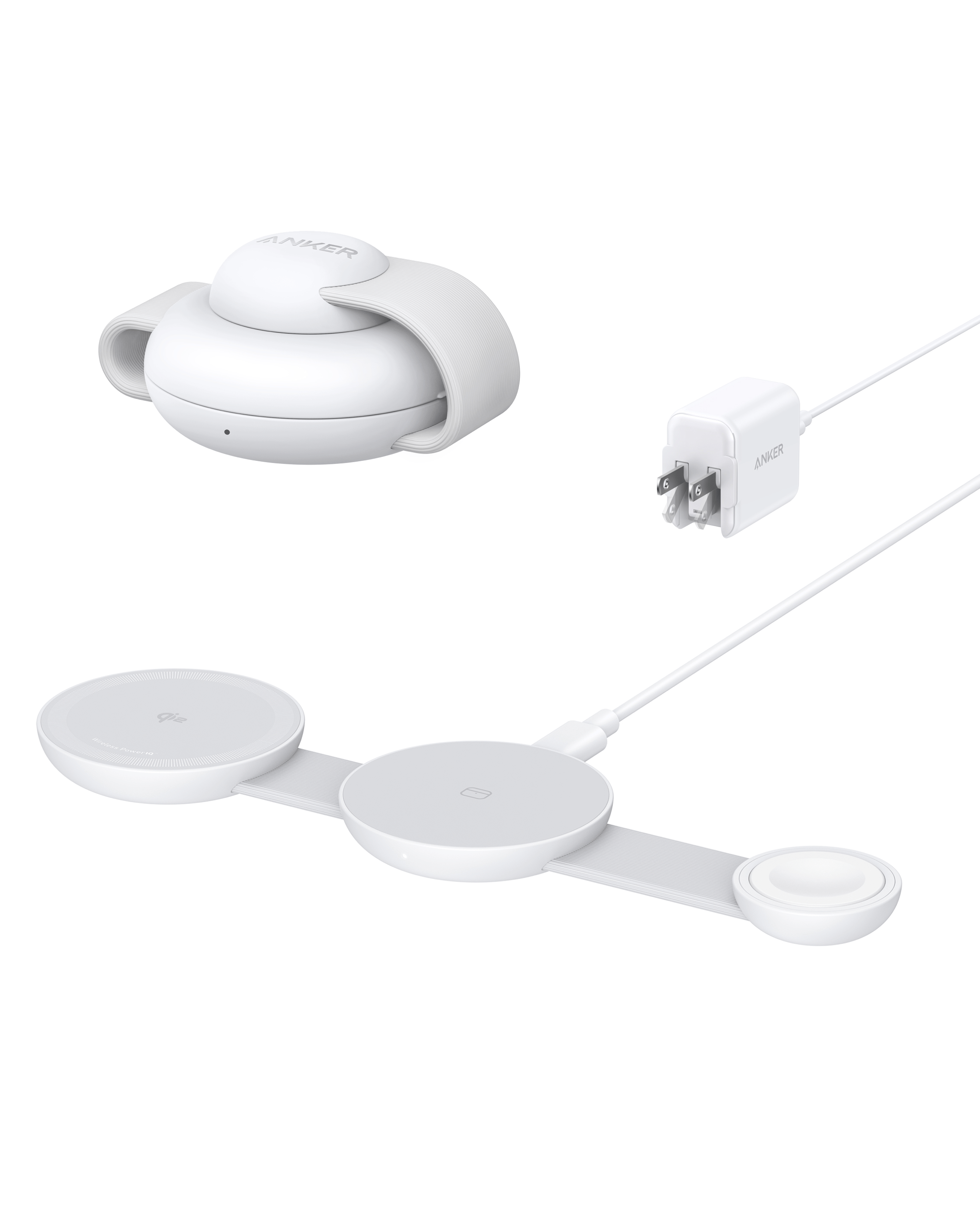 Apos Audio Anker Accessory Anker MagGo Wireless Charging Station (3-in-1, Foldable Pad)