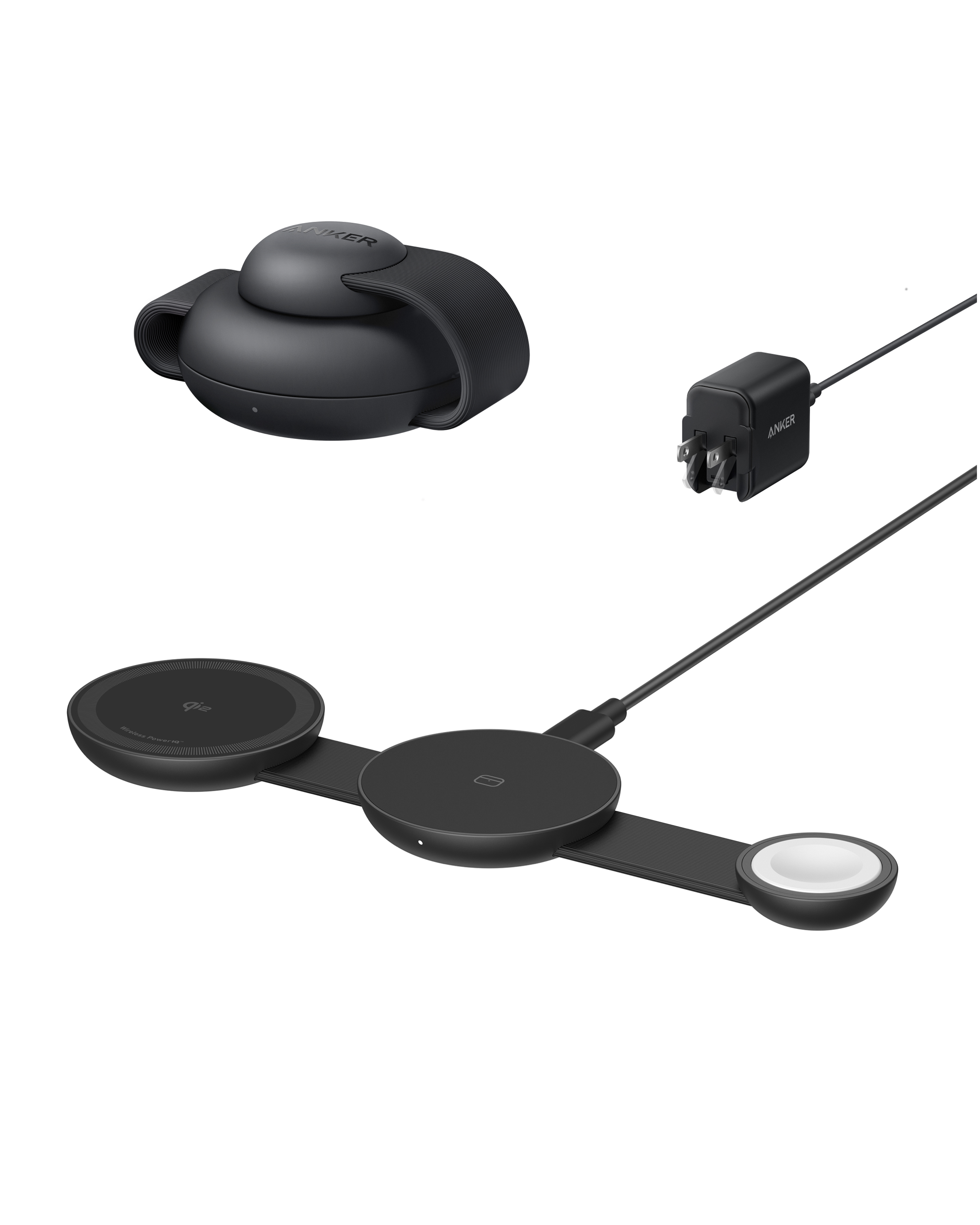 Apos Audio Anker Accessory Anker MagGo Wireless Charging Station (3-in-1, Foldable Pad)