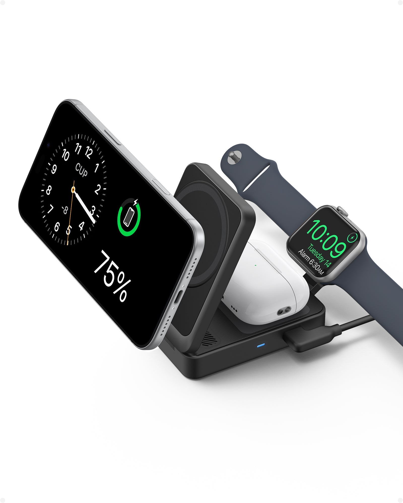 Apos Audio Anker Accessory Anker MagGo Wireless Charging Station (Foldable 3-in-1)