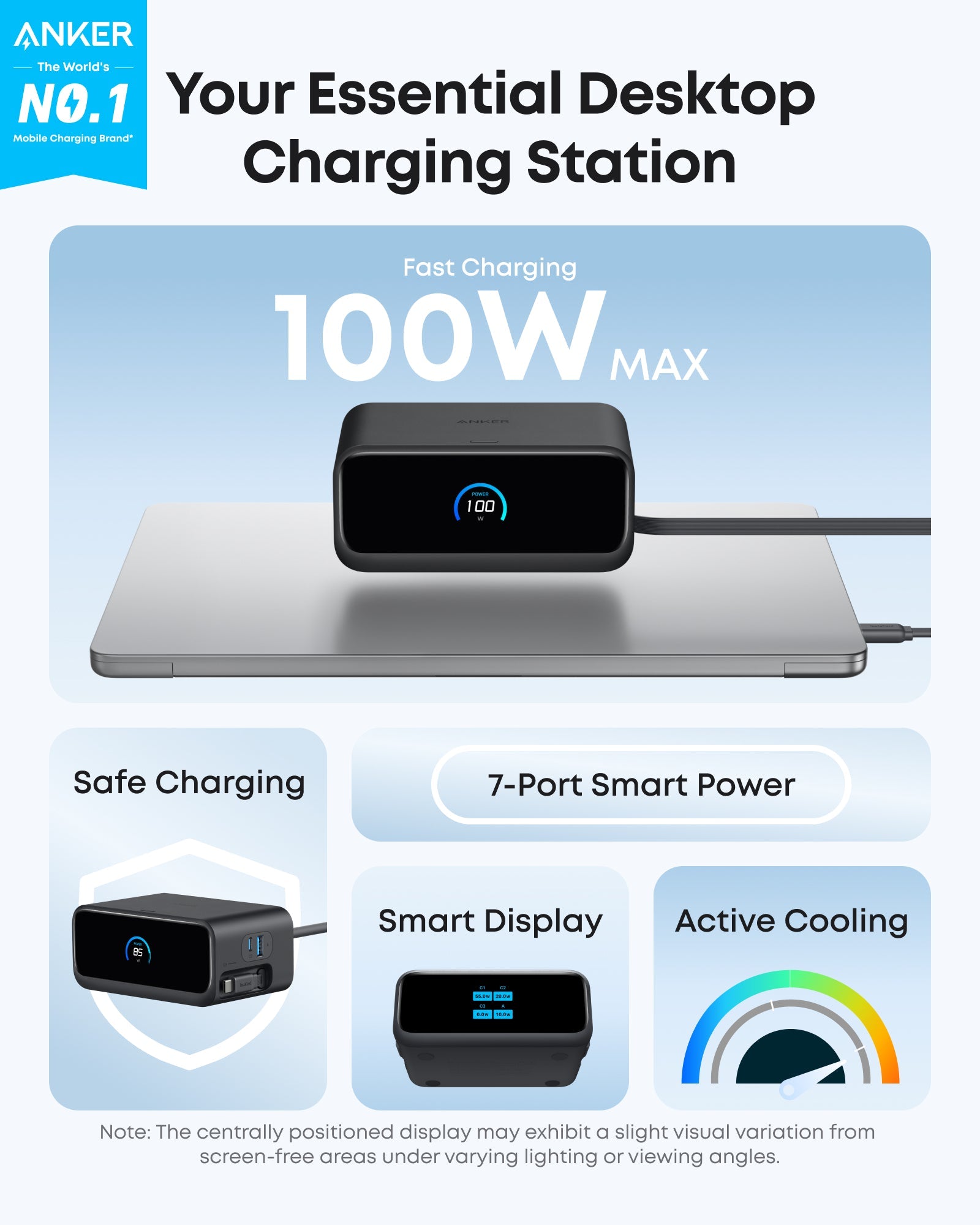 Apos Audio Anker Accessory Anker Nano Charging Station (7-in-1, 100W)