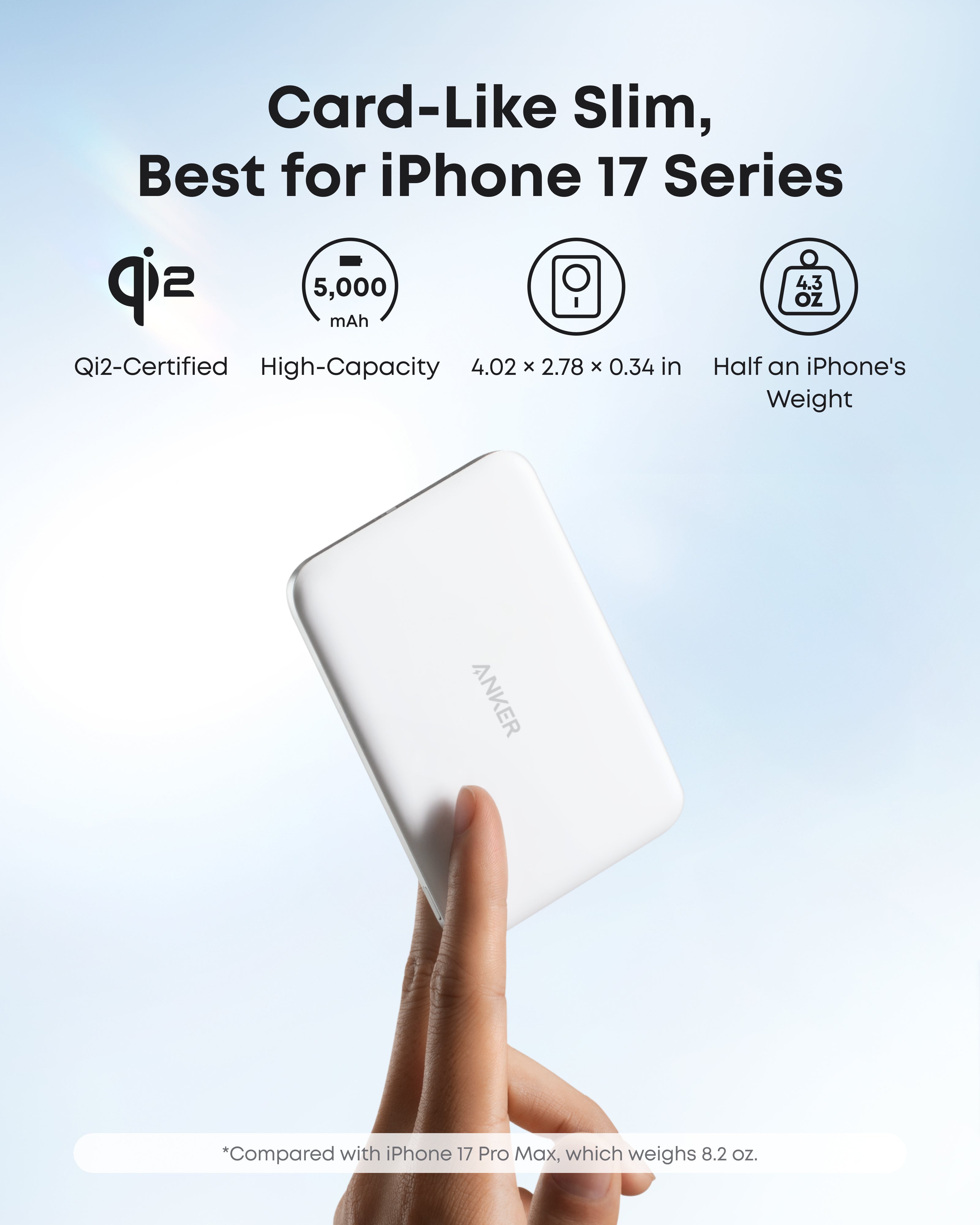 一*可様 【新品未開封】Anker MagGo Power Bank (ホワイト Anker MagGo Power Bank (10000mAh, Slim) | モバイルバッテリーの製品