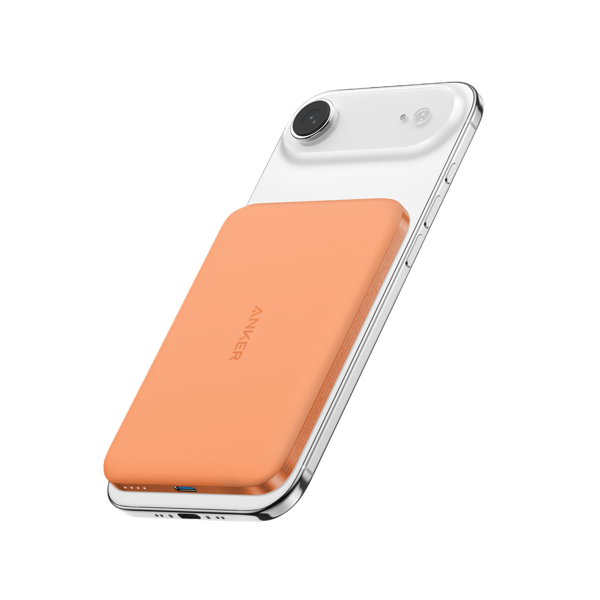 Apos Audio Anker Accessory Anker Nano Power Bank (5K, MagGo, Slim) Orange