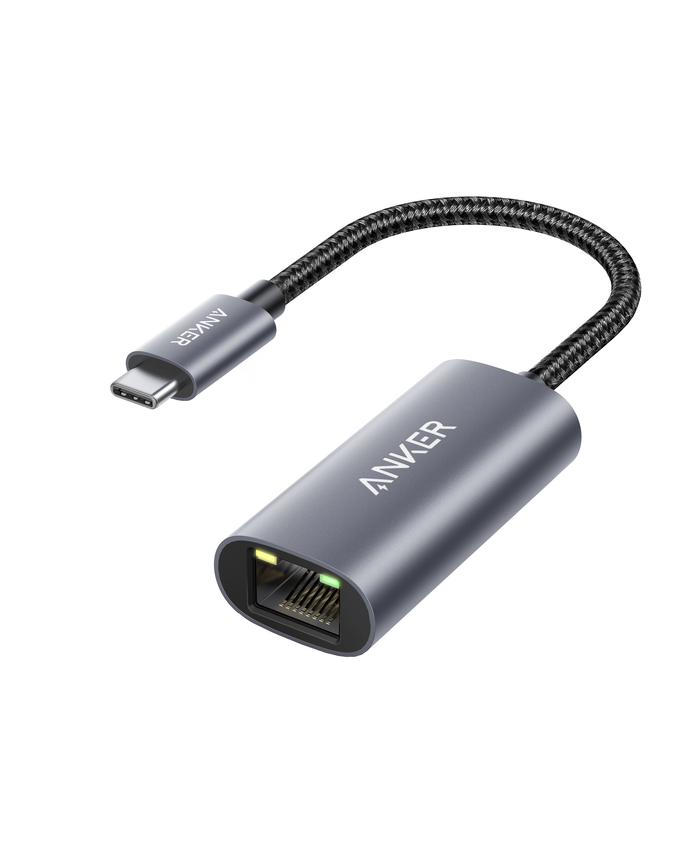 Apos Audio Anker Accessory Anker PowerExpand USB-C to Gigabit Ethernet Adapter Gray