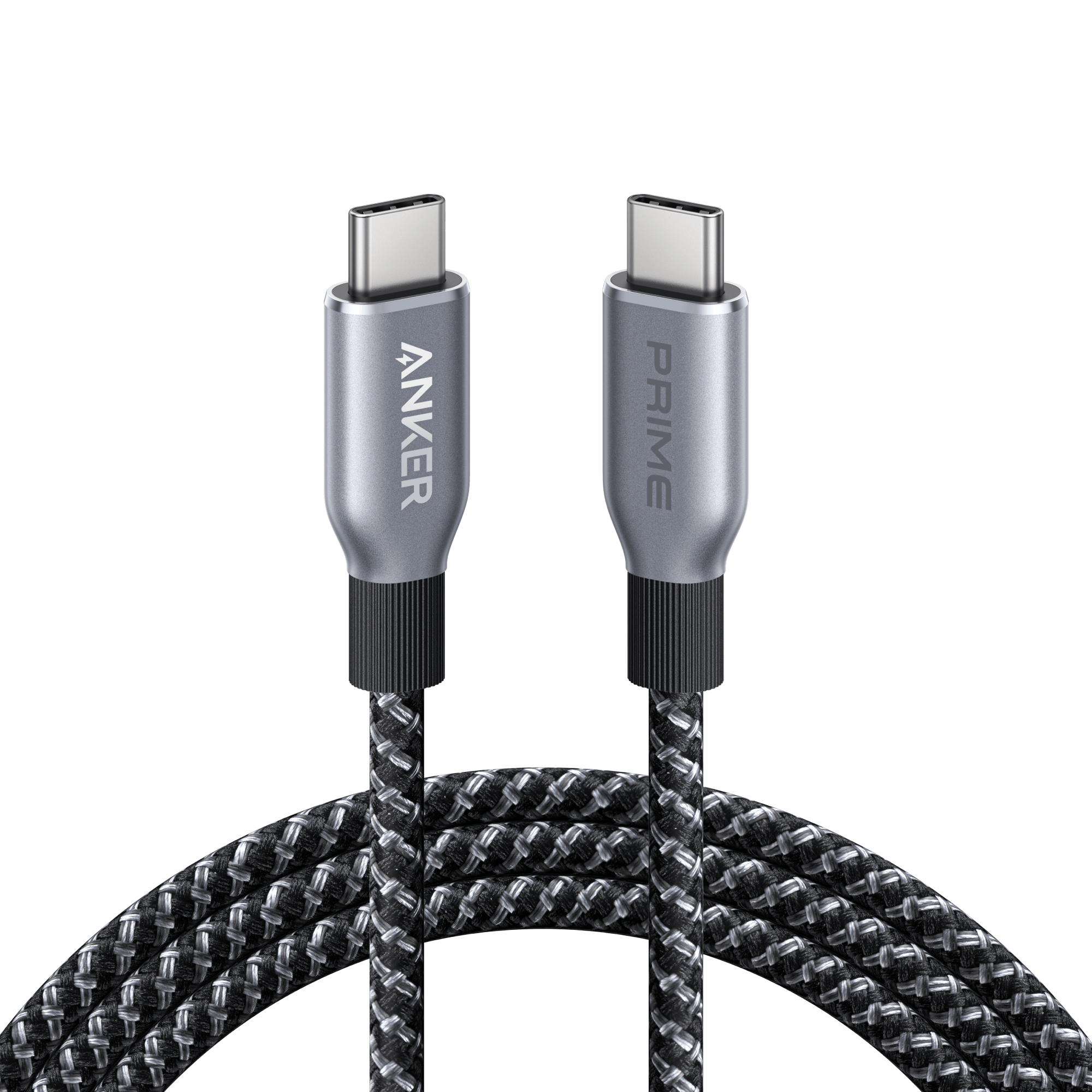 Apos Audio Anker Accessory Anker Prime USB-C to USB-C Cable (240W, Upcycled-Braided) 6 ft