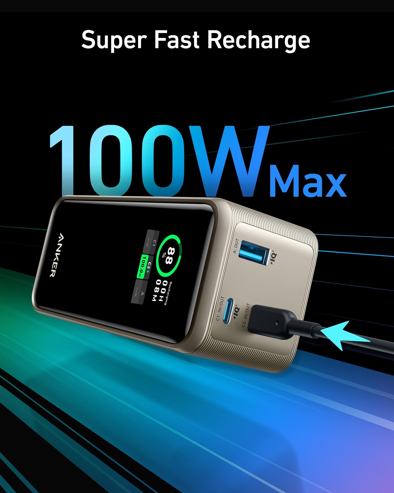 Anker Prime Power Bank (20K, 200W) Anker Prime Power Bank (20K, 200W)
