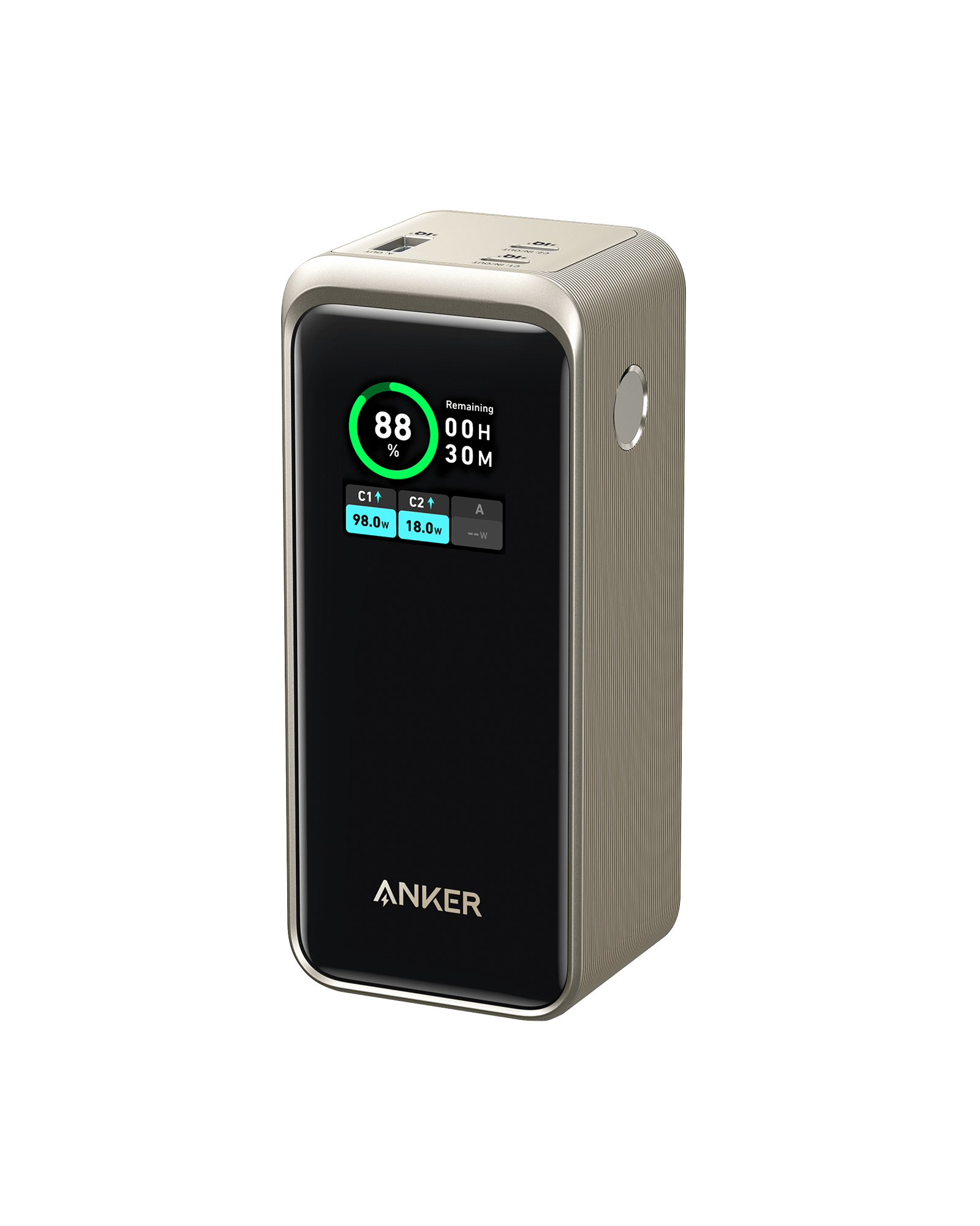 Apos Audio Anker charging only Anker Prime Power Bank (20K, 200W) Champagne