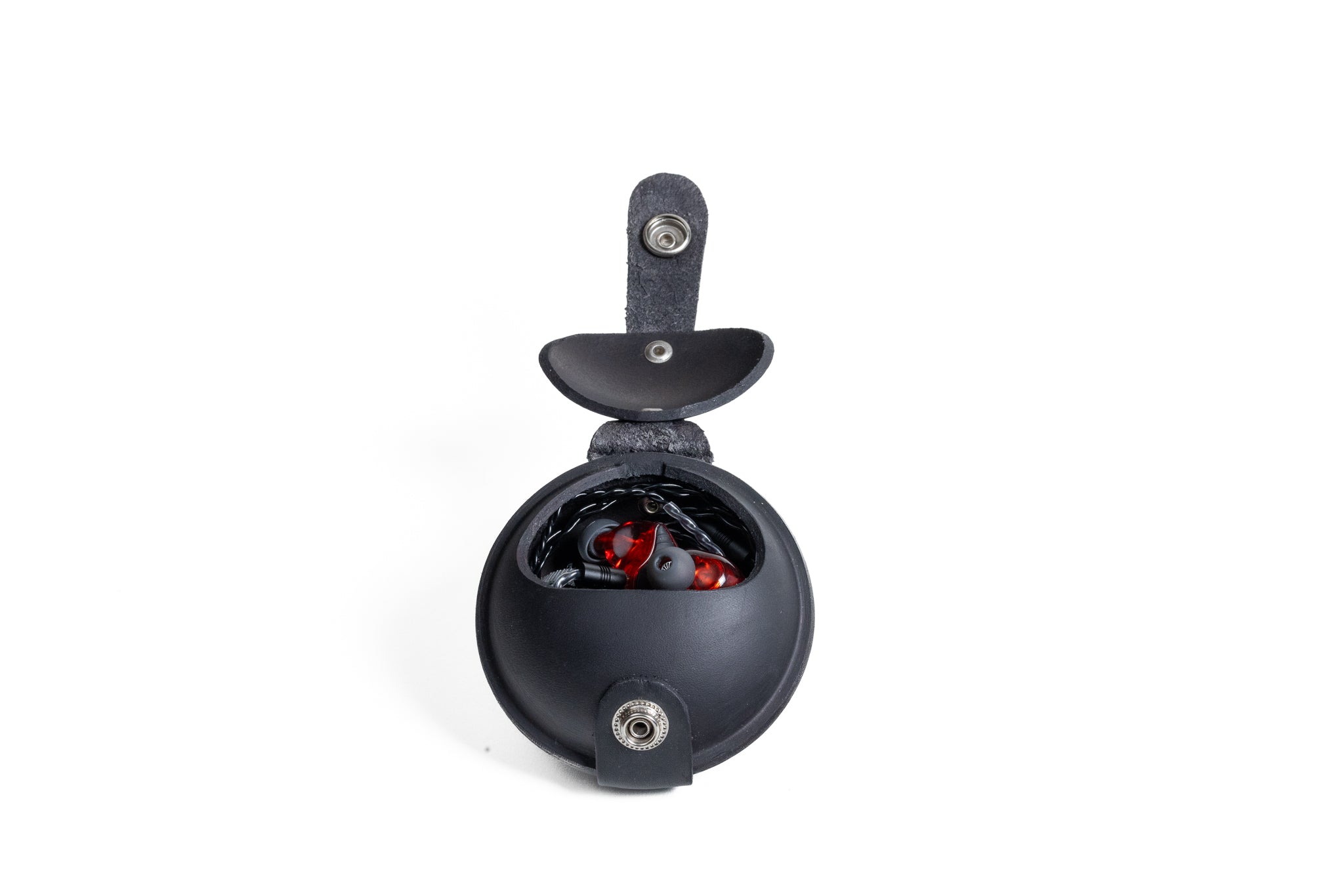Apos Audio Apos Accessory Apos x SATCHELZ Leather Clamshell IEM Carry Case