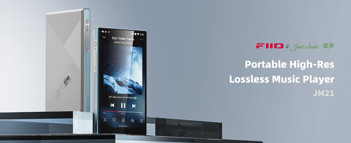 Apos Audio Apos DAP (Digital Audio Player) FiiO x JadeAudio JM21 Android 13 Hi-Res Music Player