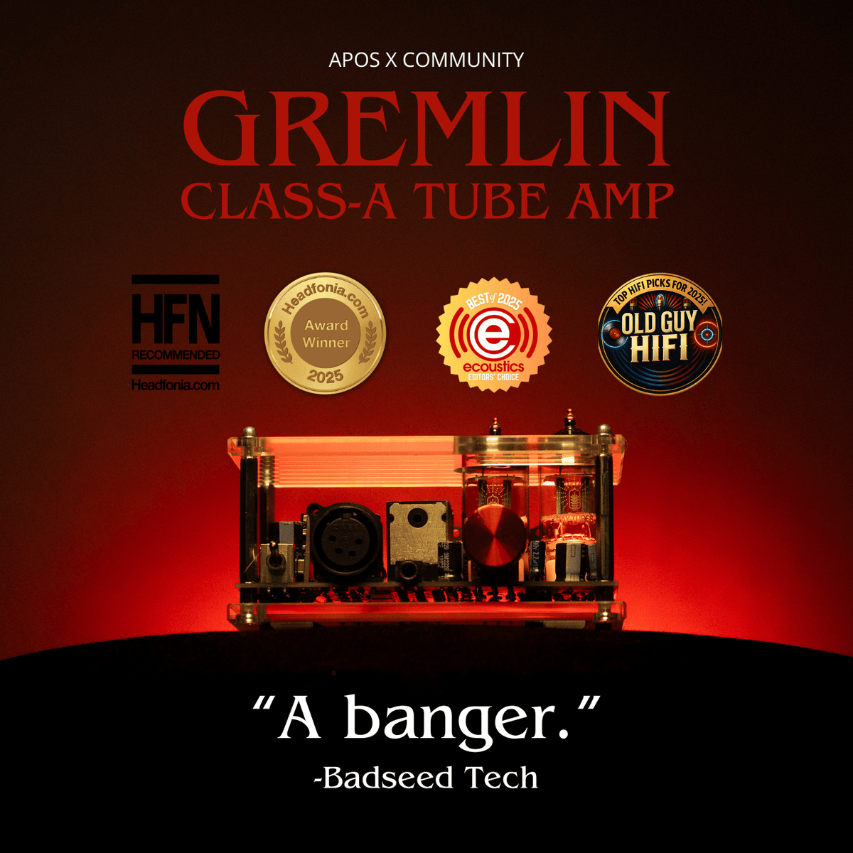 Apos x Community Gremlin Tube Amp