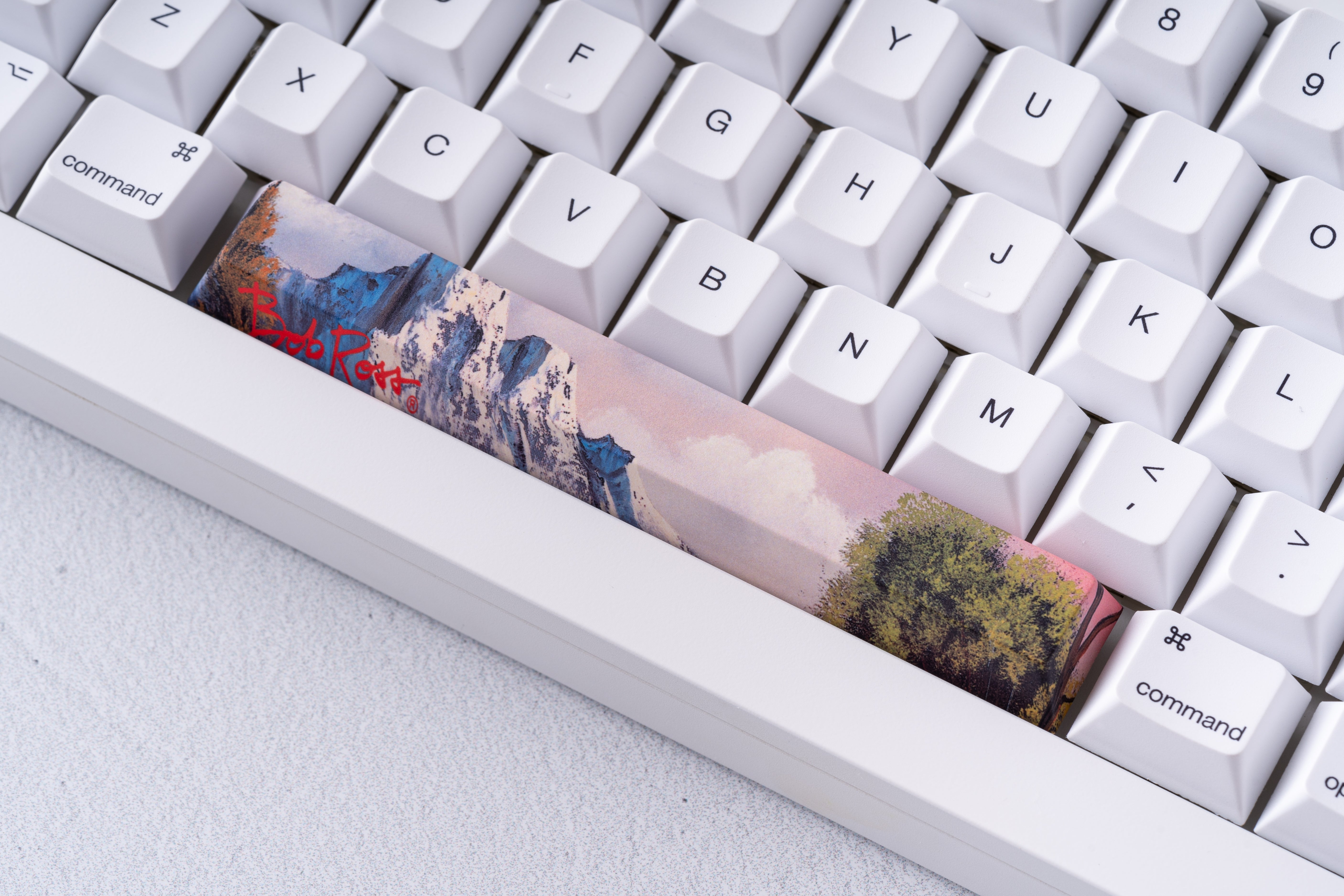 Apos x Bob Ross Panoramic Scenic Keycaps
