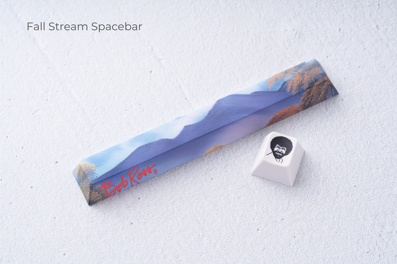 Apos x Bob Ross Panoramic Scenic Keycaps