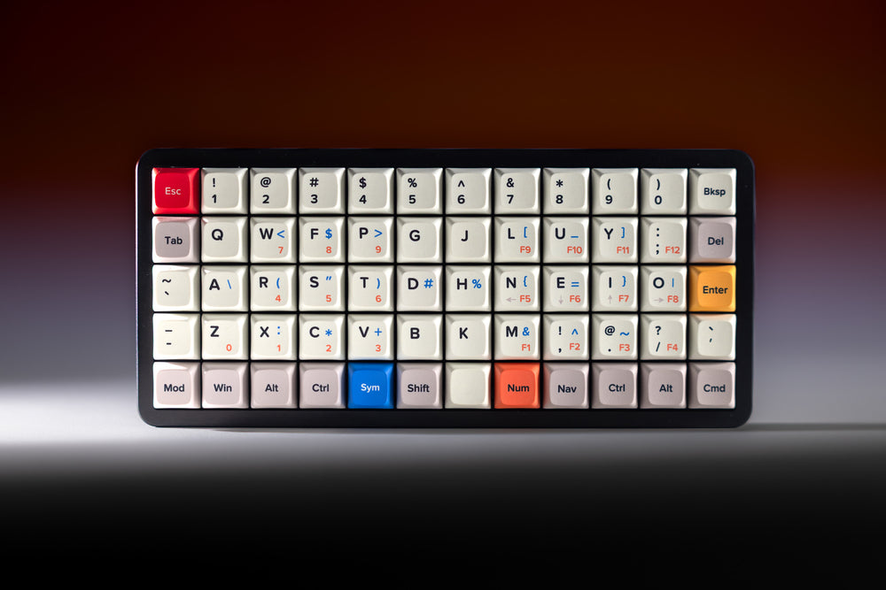 Apos x OLKB Preonic Rev 4 Ortholinear Keyboard