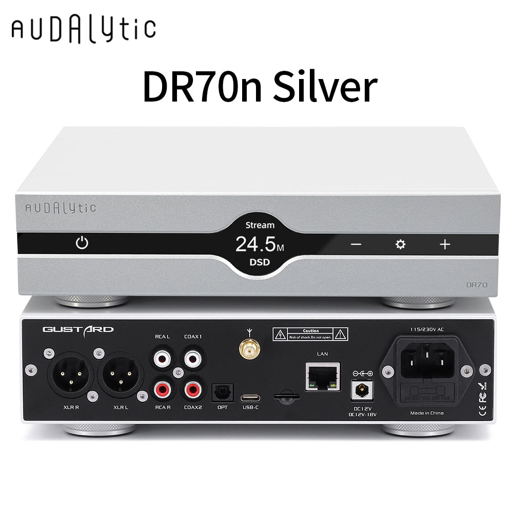 Apos Audio Audalytic DAC (Digital-to-Analog Converter) Audalytic DAC-DR70/DR70N R2R Streaming DAC