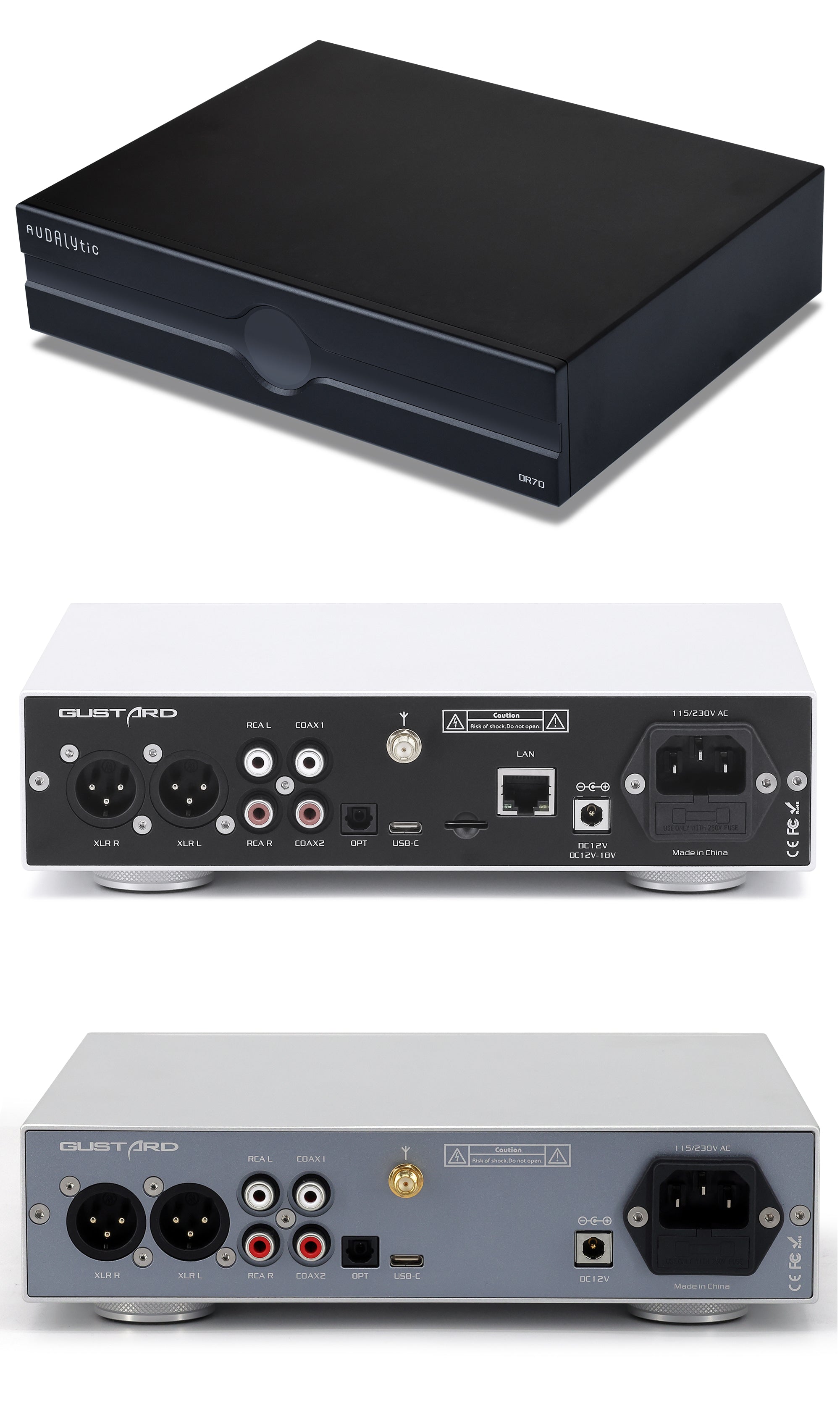 Apos Audio Audalytic DAC (Digital-to-Analog Converter) Audalytic DAC-DR70/DR70N R2R Streaming DAC