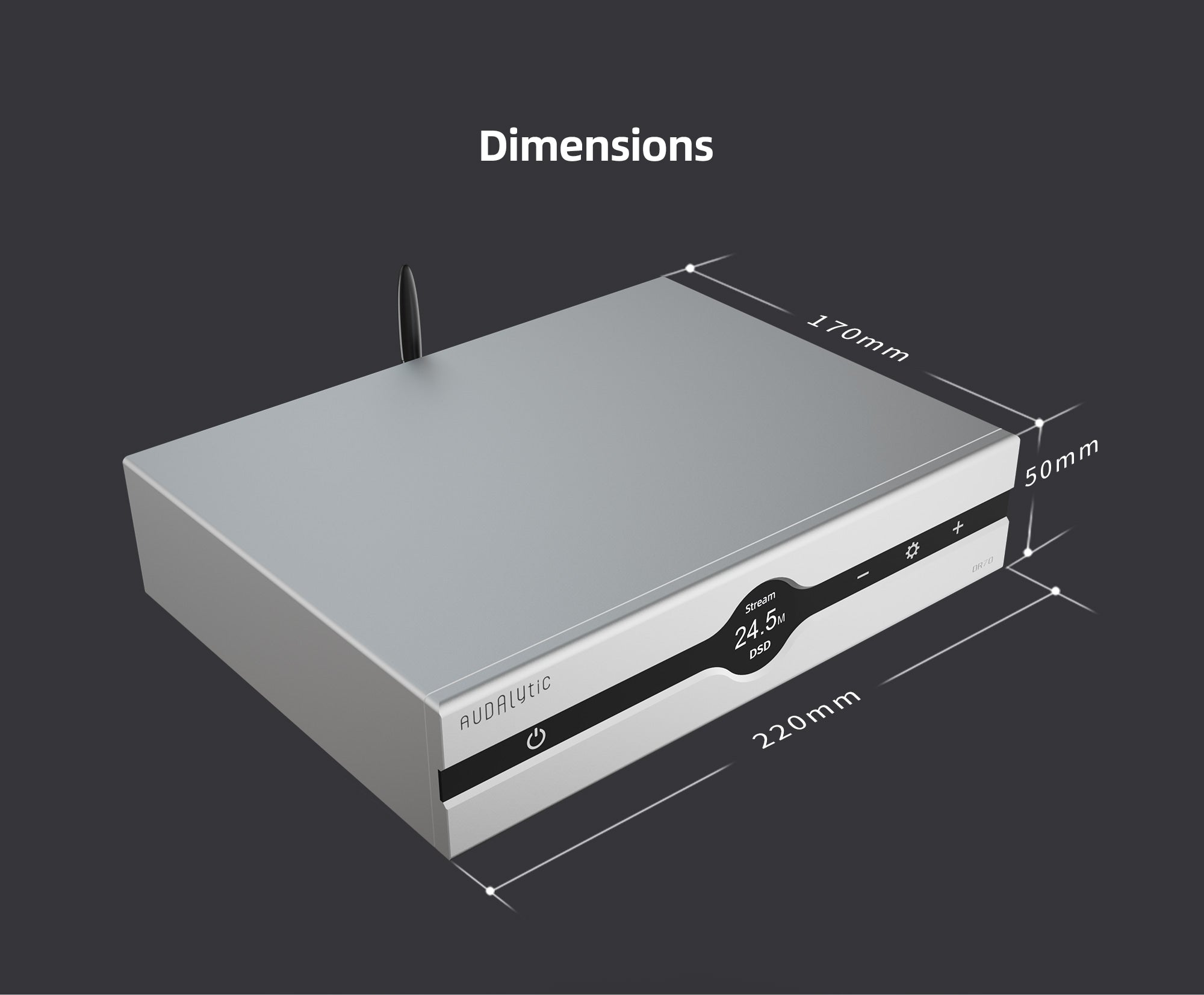 Apos Audio Audalytic DAC (Digital-to-Analog Converter) Audalytic DAC-DR70/DR70N R2R Streaming DAC