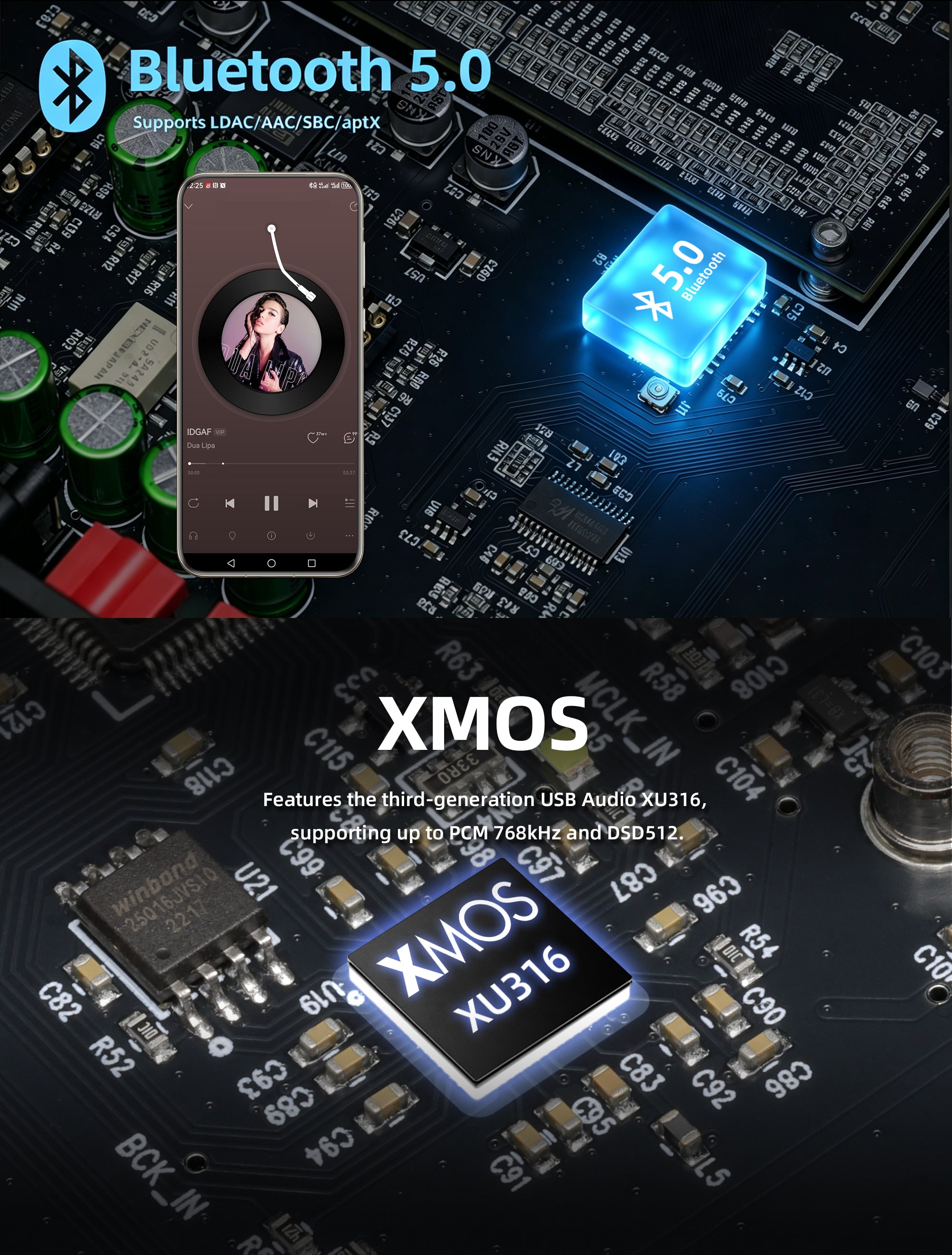 Apos Audio Audalytic DAC (Digital-to-Analog Converter) Audalytic DAC-DR70/DR70N R2R Streaming DAC