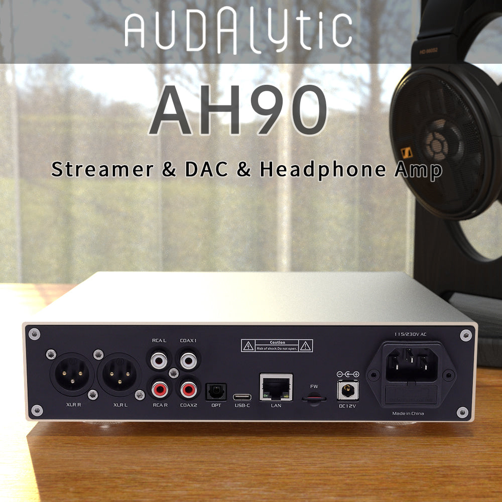 Apos Audio Audalytic Streaming Media Player Adualytic AH90 Streamer/DAC/Headphone Amp