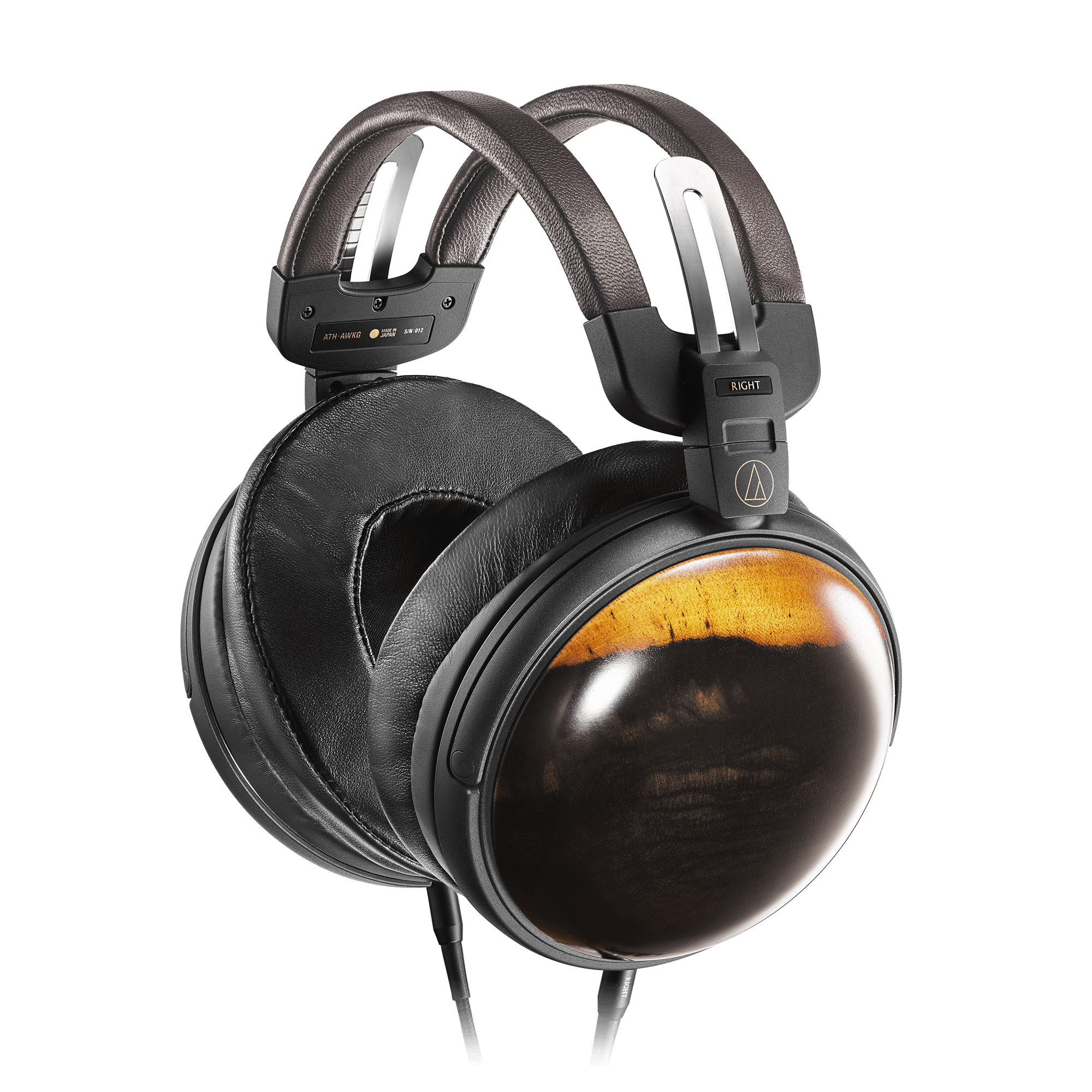 Apos Audio Audio-Technica Headphone Audio-Technica NARUKAMI ATH-AWKG Audiophile Closed-back Dynamic Wooden Headphones