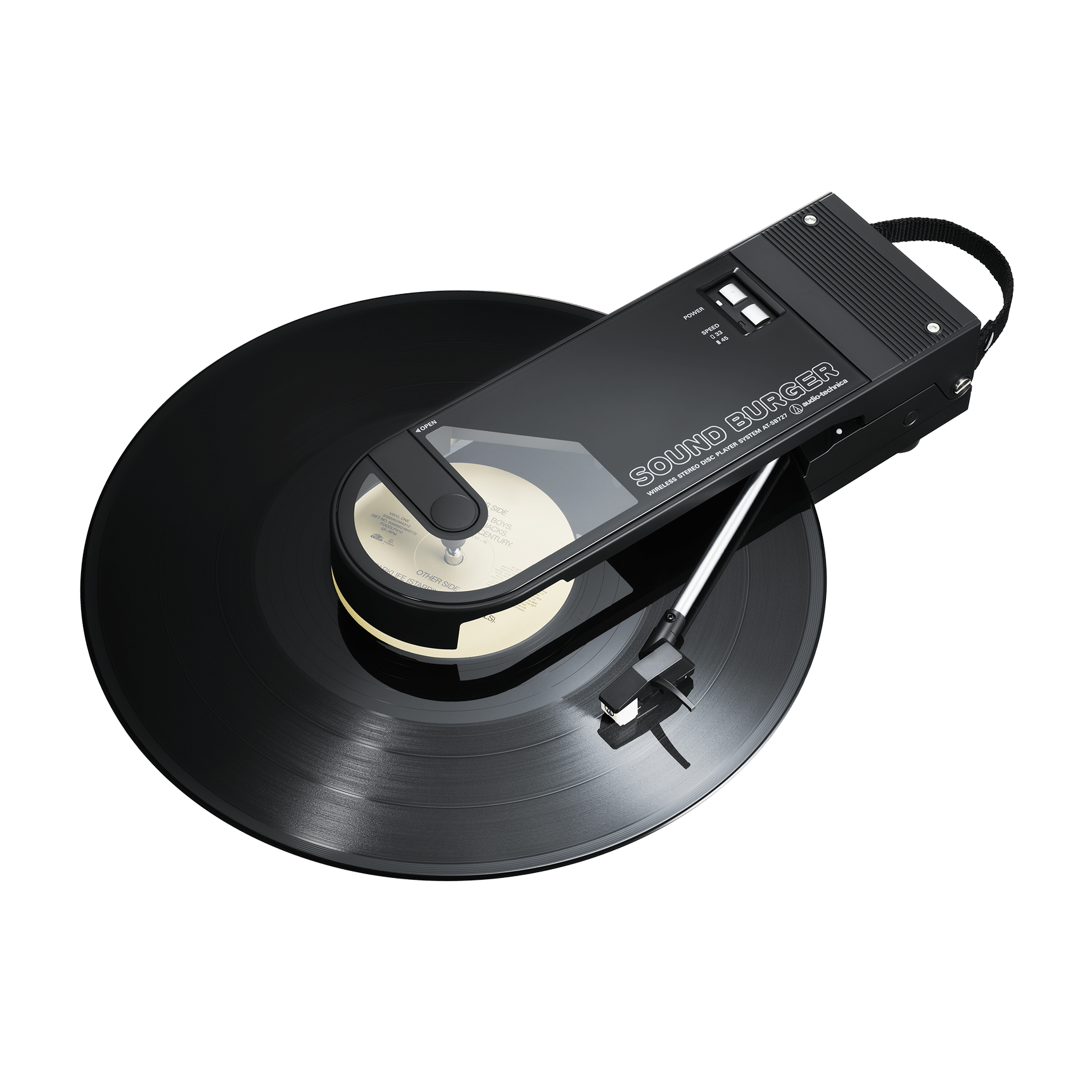 Apos Audio Audio-Technica Turntable Audio-Technica Sound Burger Portable Bluetooth Turntable