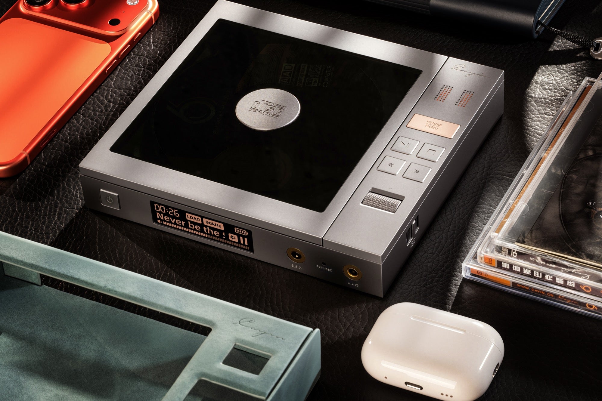 Apos Audio Cayin CD Players & Recorders Cayin CP6 Dual Tube Portable CD Player